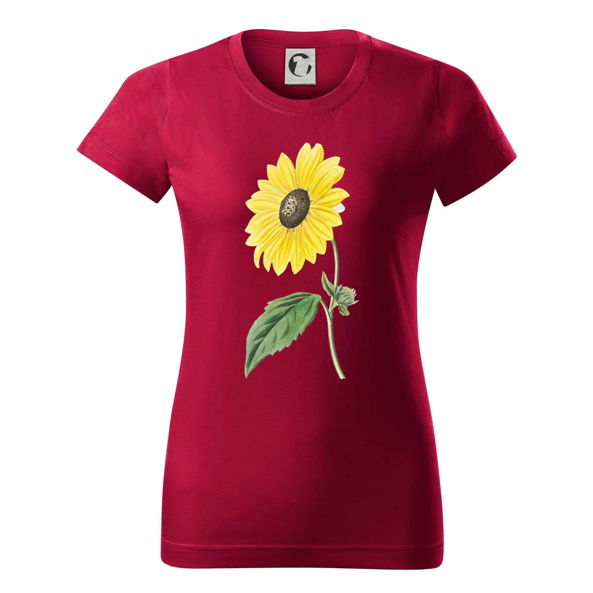 Slunečnice otočená