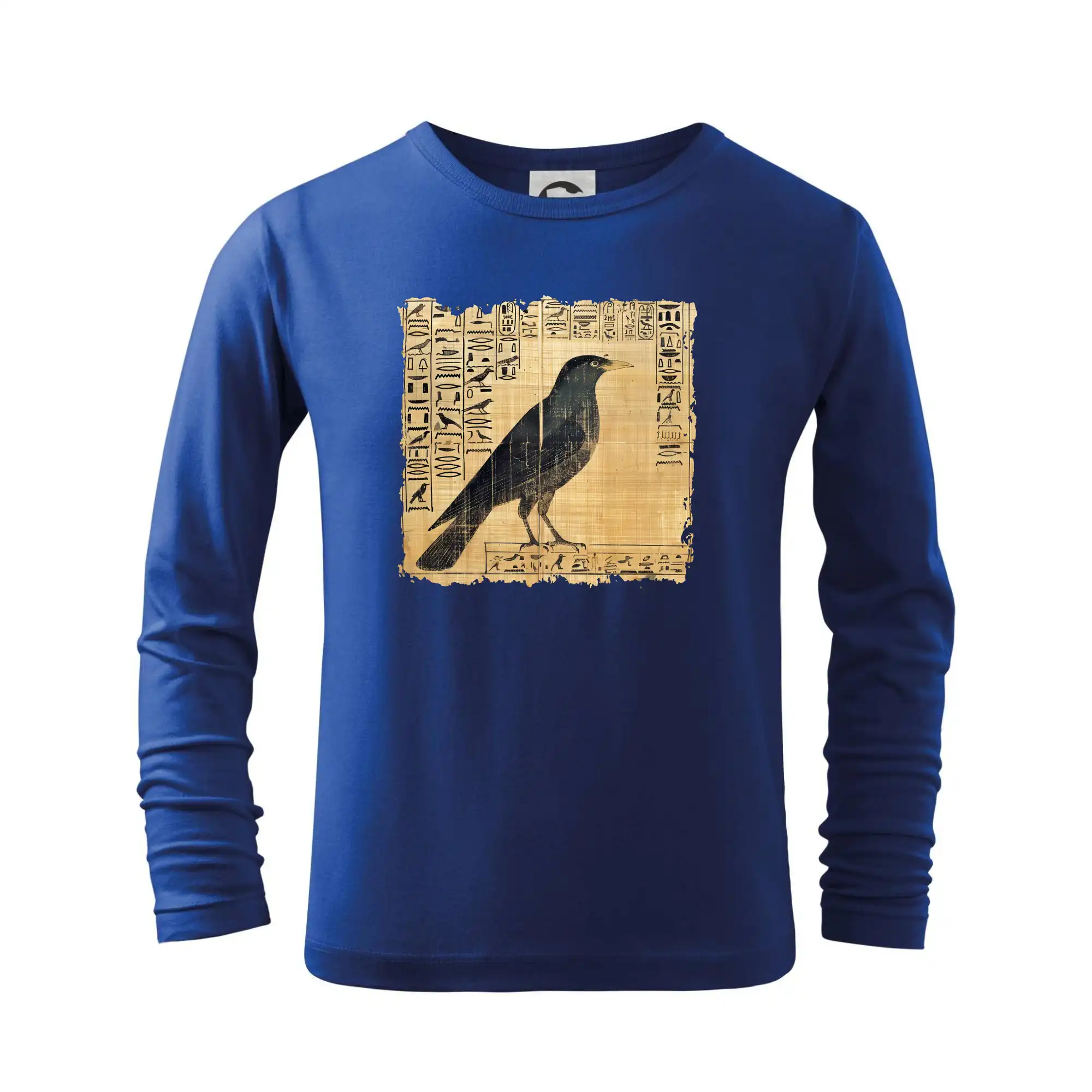 Tričko s motívmi vtákov - Egyptské hieroglyfy vták - Tričko detské Long Sleeve