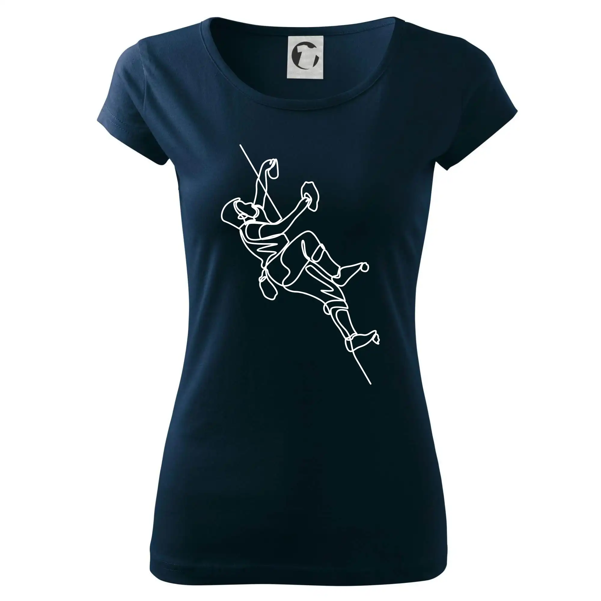 Lezecká stěna jedním tahem