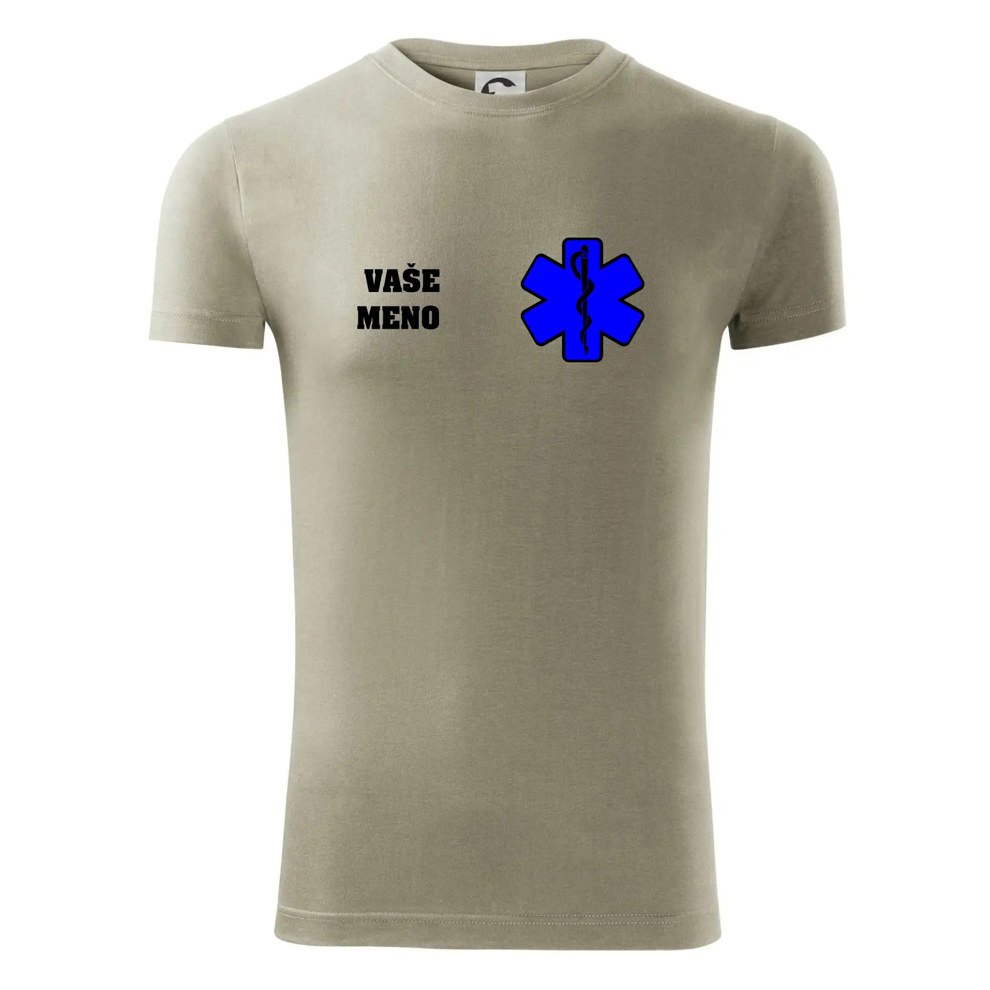 Originálne tričká pre hasičov - Rescue - Vaše meno - Viper FIT - Pánske zúžené tričko