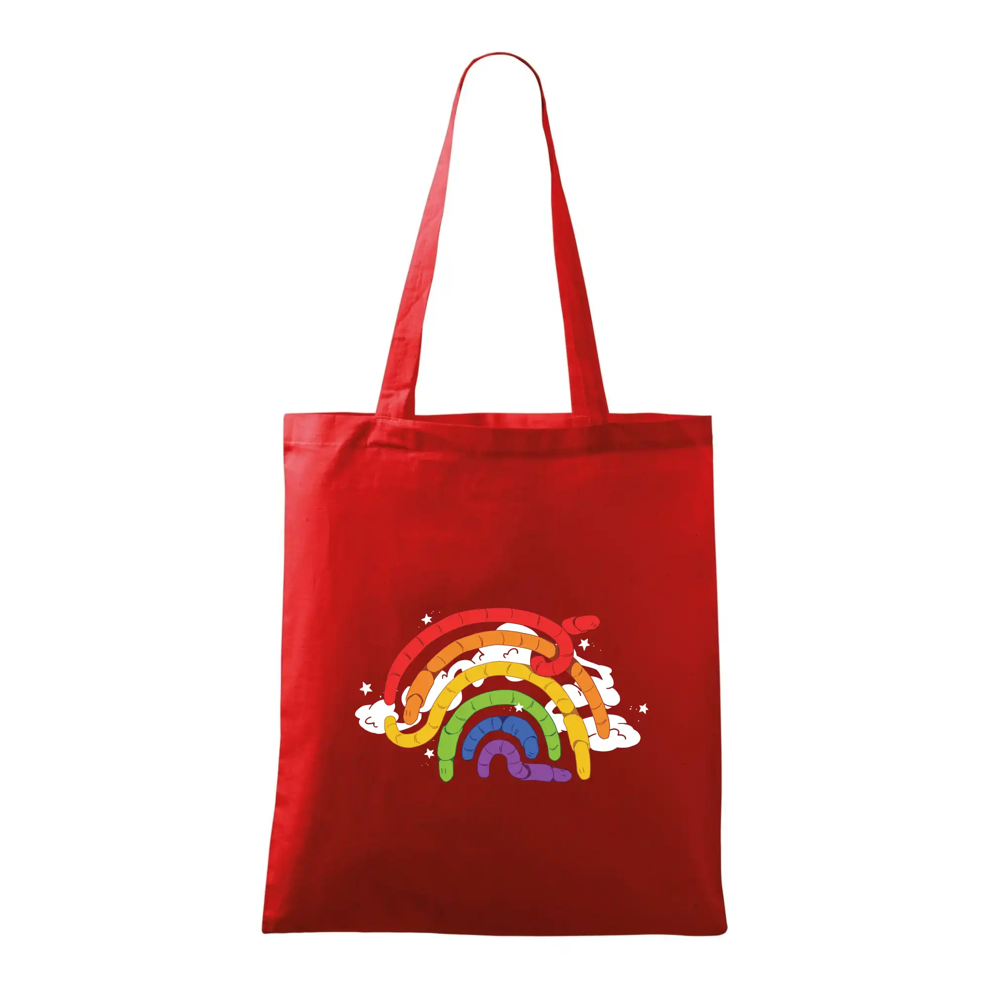 Tričká pre LGBT a Queer komunitu - Dážďovky dúha (Alexis Citrine) - Taška bavlnená