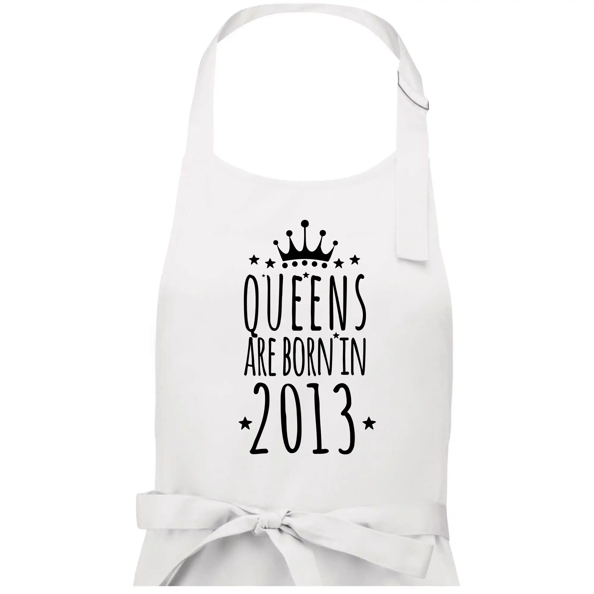 Tričká k narodeninám - Queens are born in 2013 - Dámska zástera na varenie
