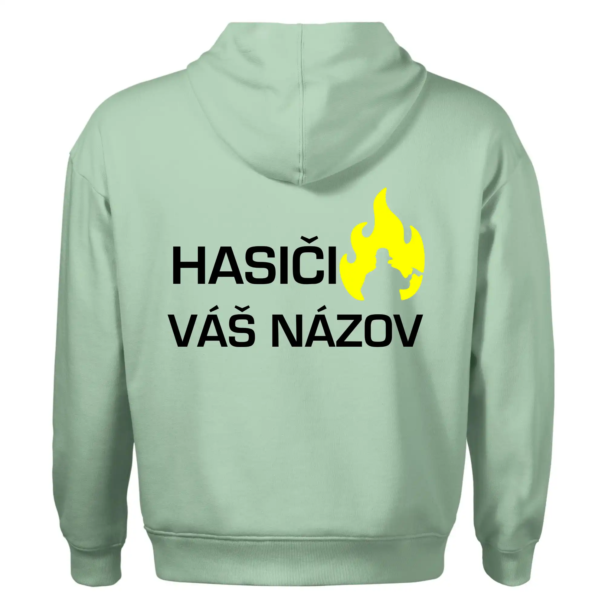 Hasiči - Váš názov - FLUO + Reflexná potlač