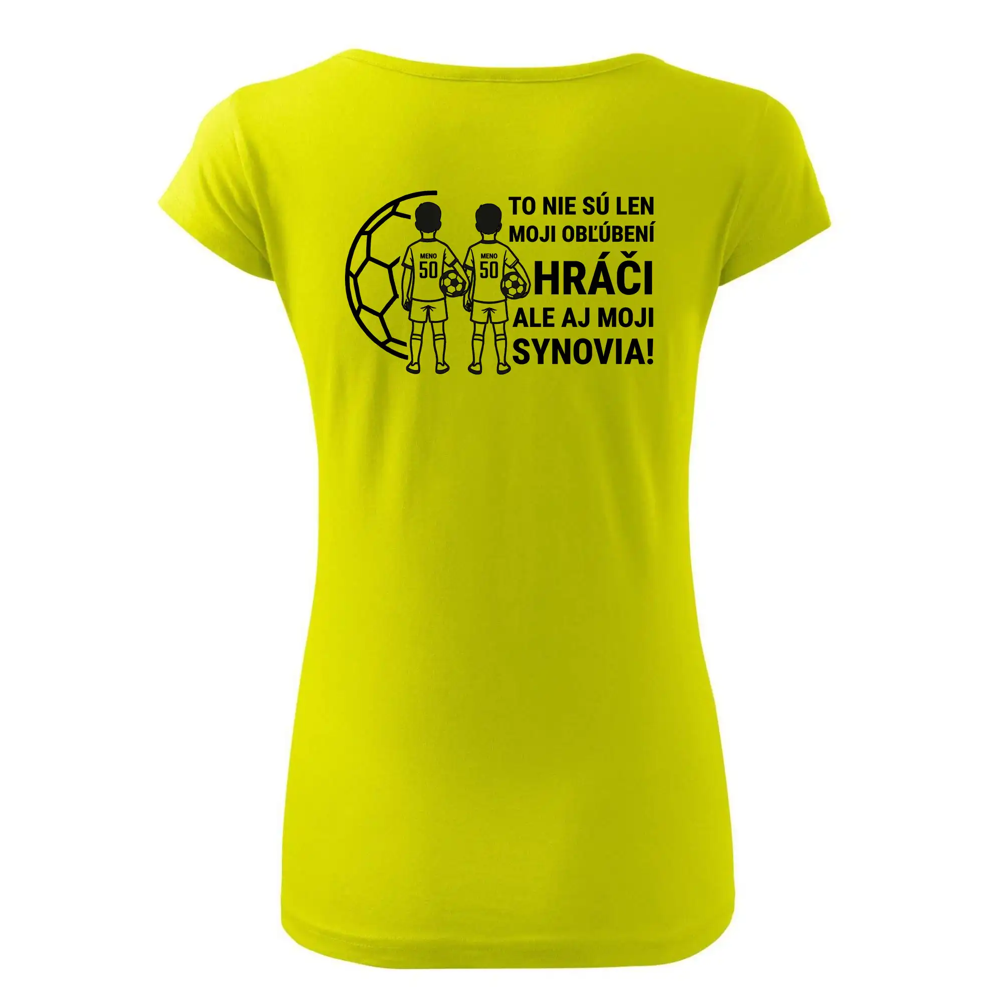 Futbalová mama - Dvaja synovia (vaše meno a číslo)