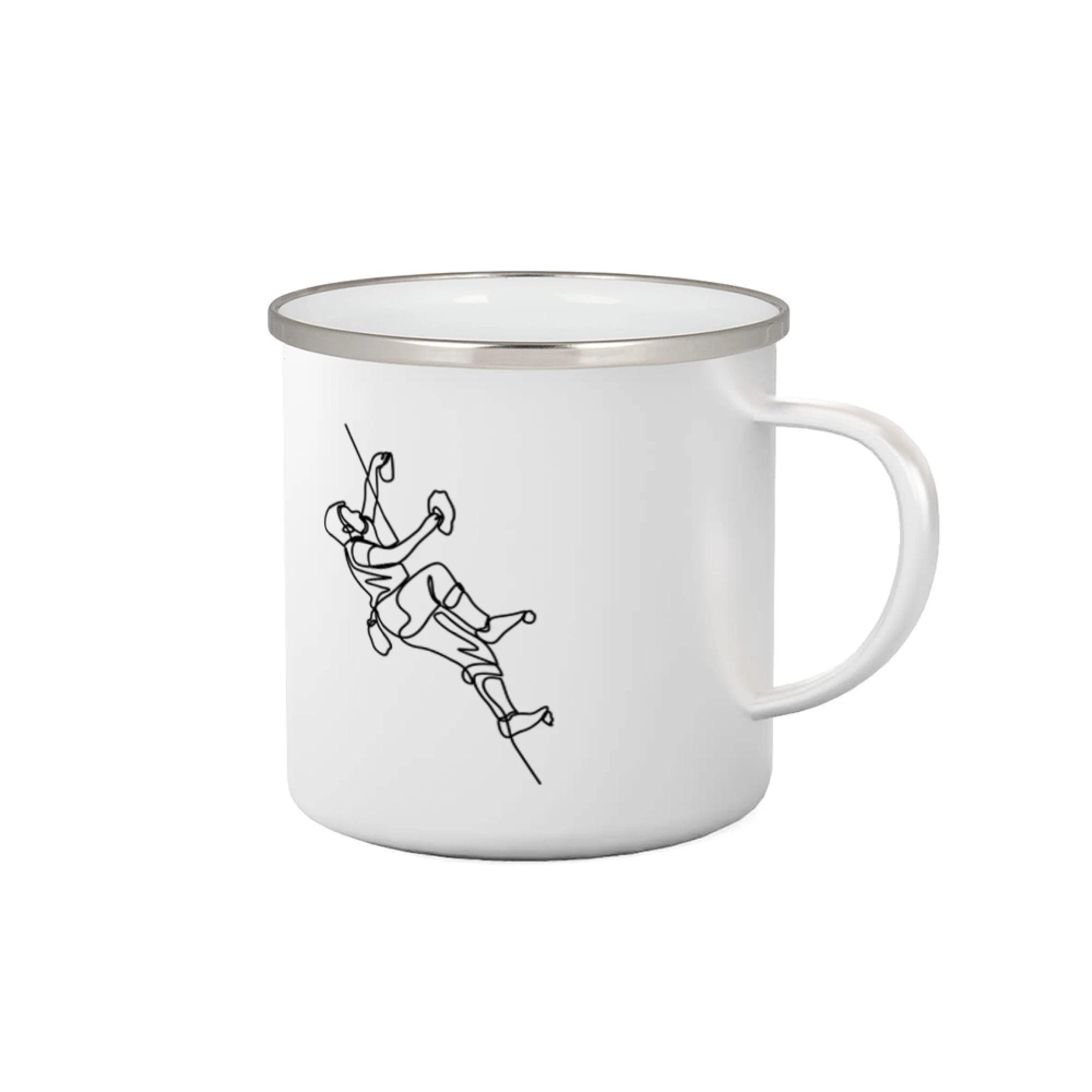 Tričká a mikiny s obrázkami jedným ťahom - Lezecká stena jedným ťahom - Plecháčik