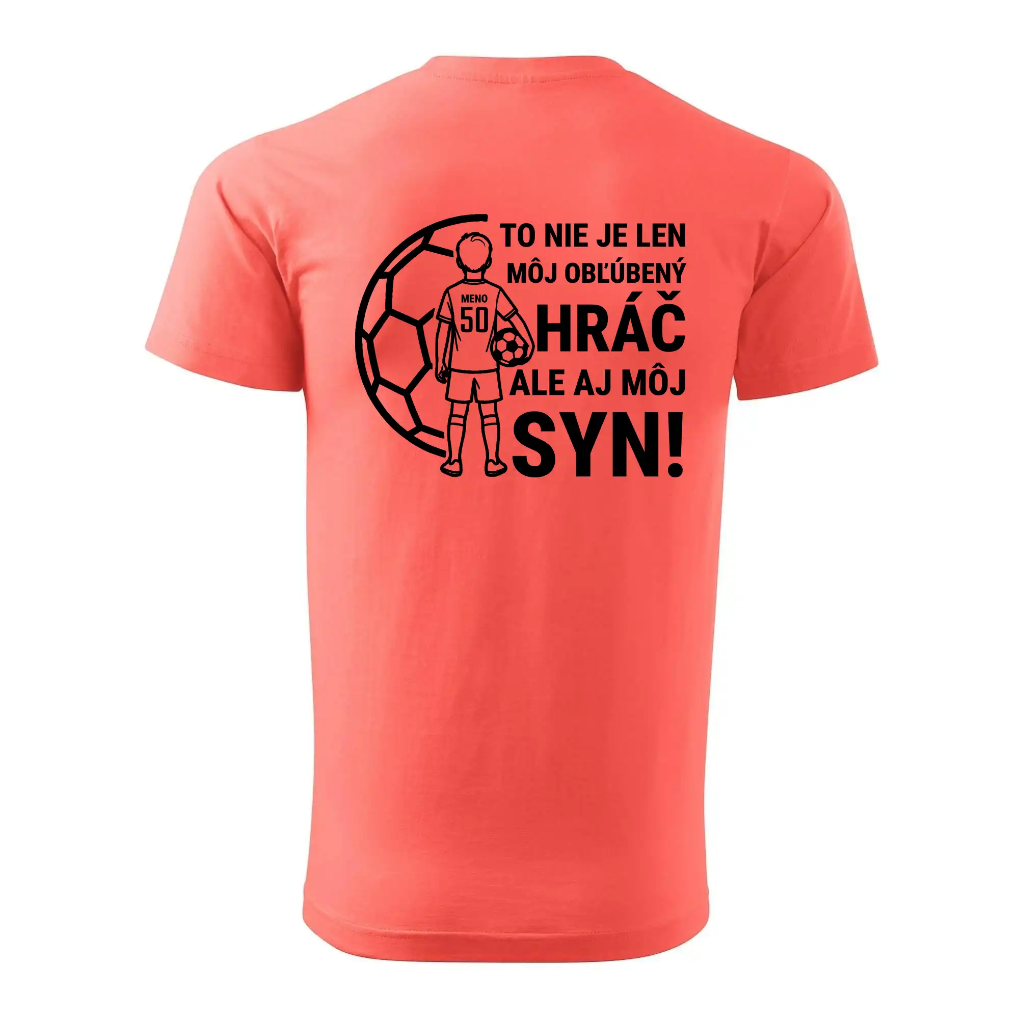 Futbalový otec  - Jeden syn (vaše meno a číslo)