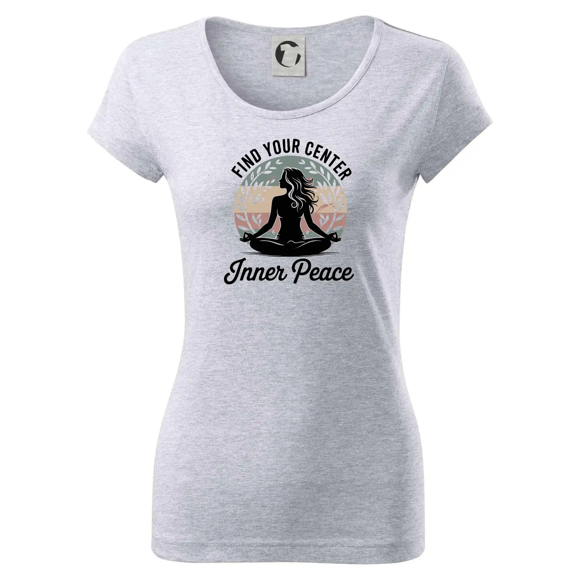 Tričká na jógu - Yoga Inner Peace - Dámske tričko Pure