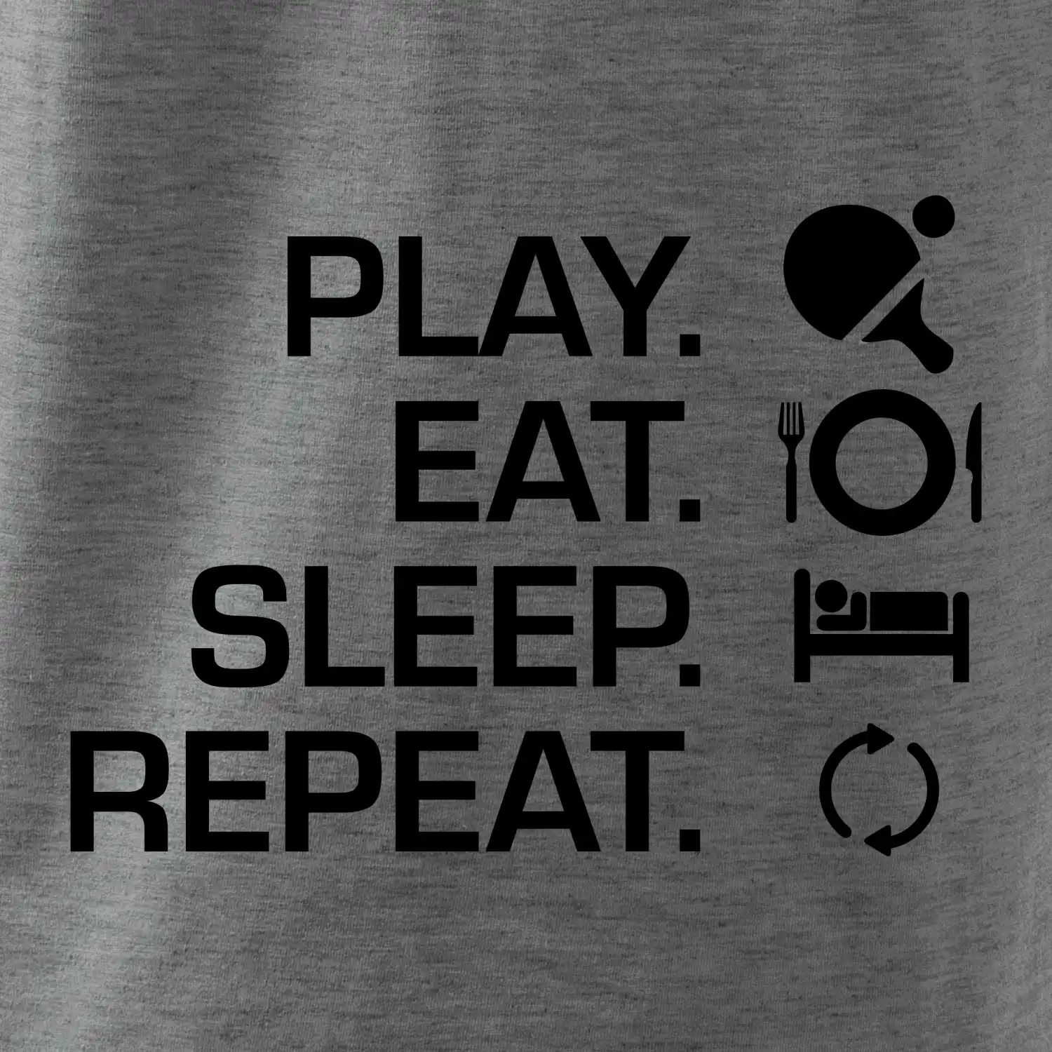 Stolní tenis - eat sleep