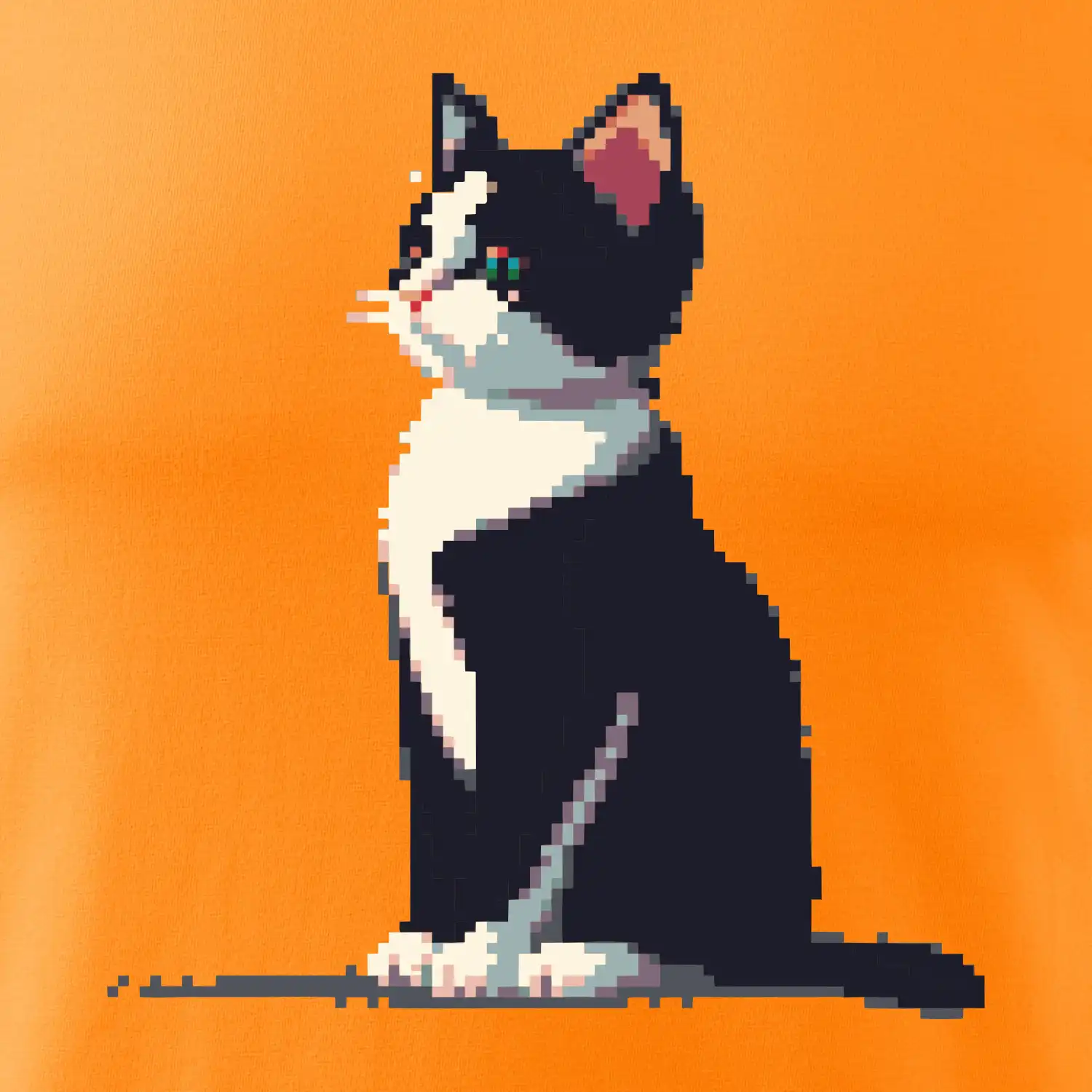 Mourovatá kočka pixel