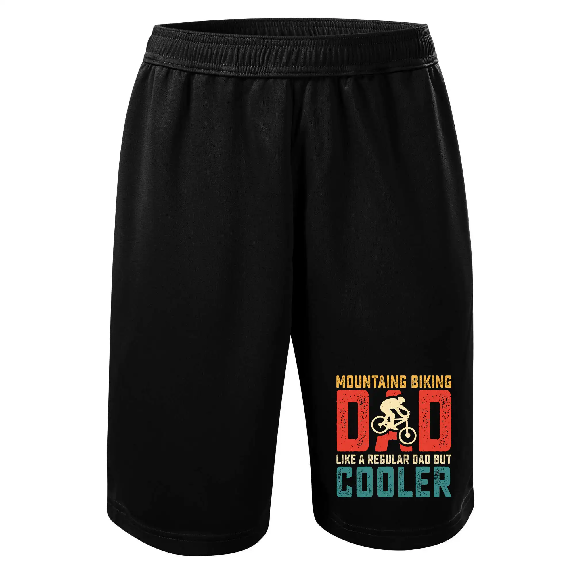 Mountain biking dad like a regular dad