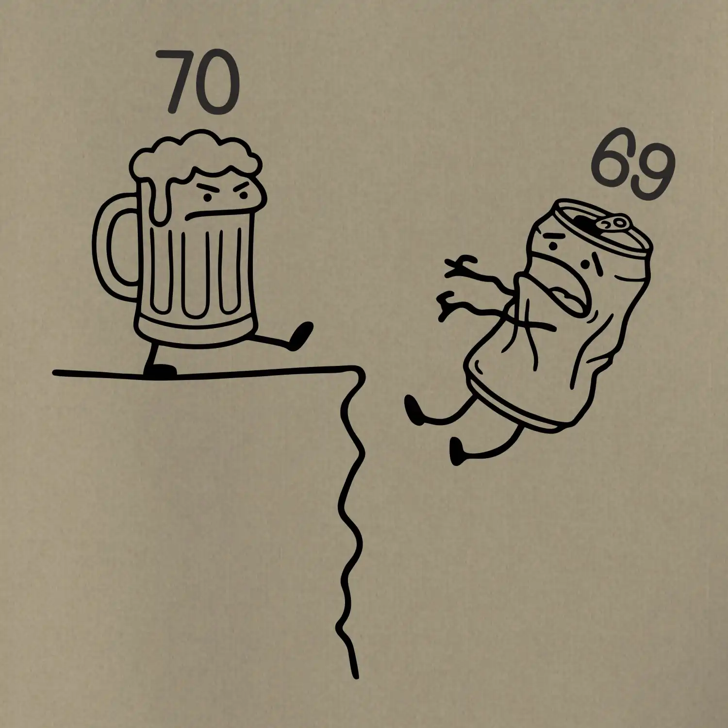 Pivo narozeniny - útes 70let