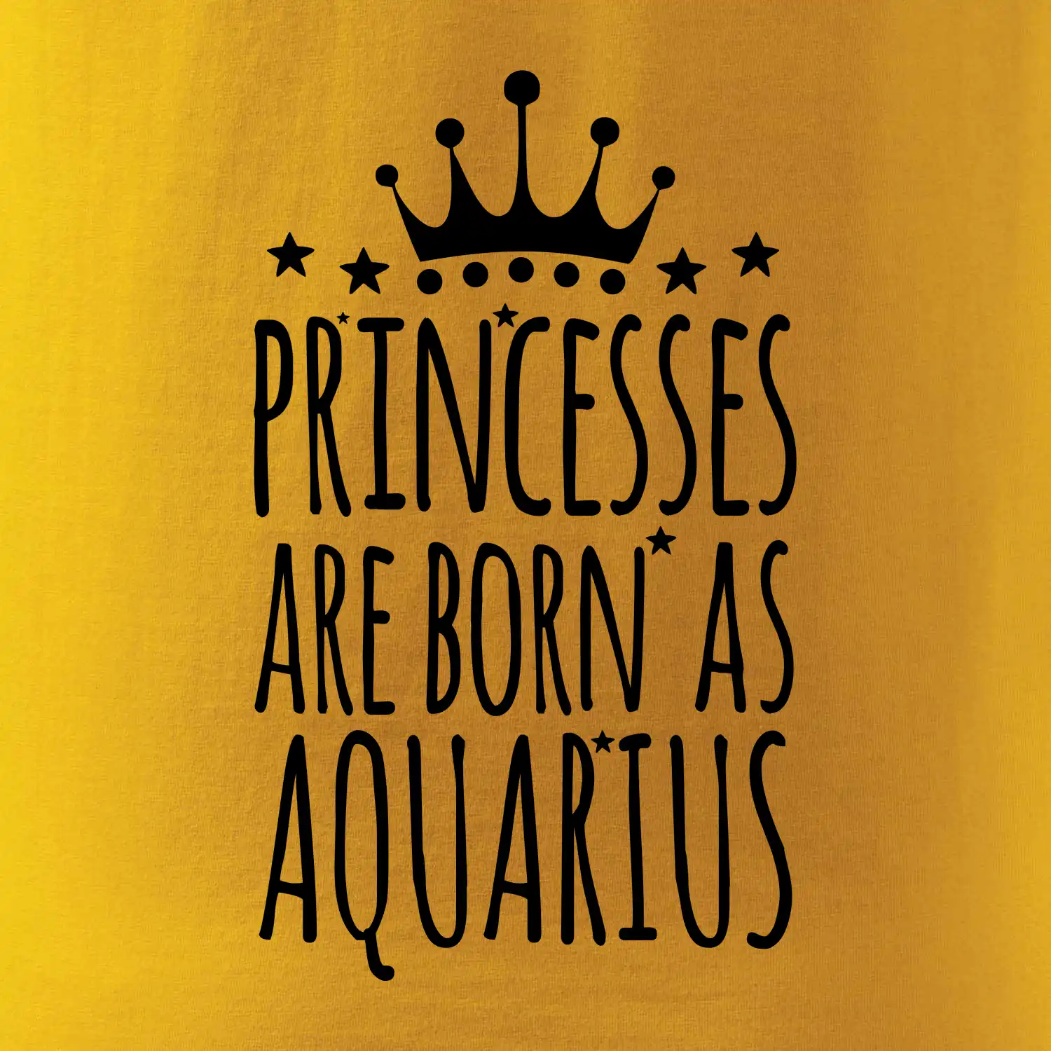 Princesses are born as Aquarius - Vodnář