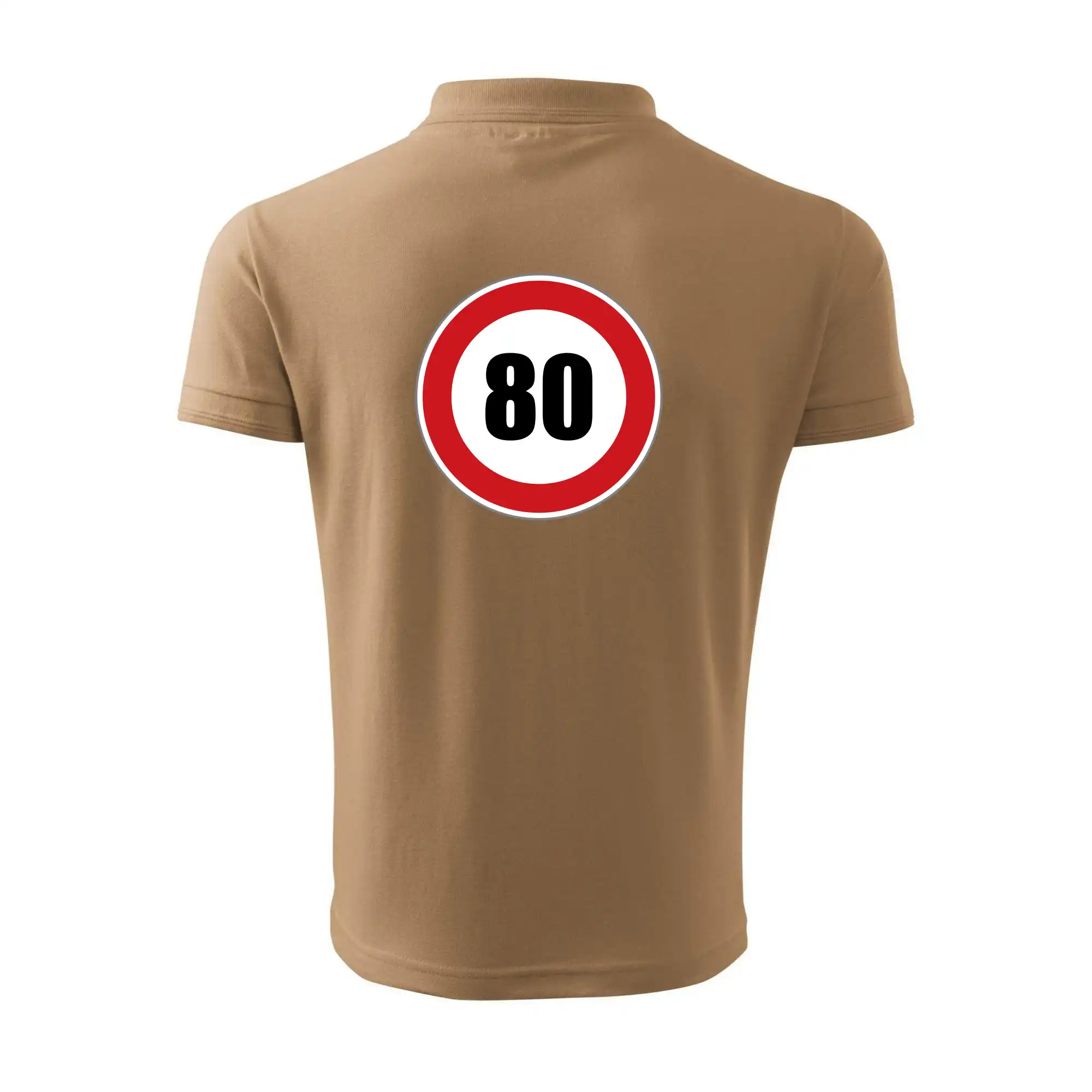 Dopravní značka - omezení rychlosti 80