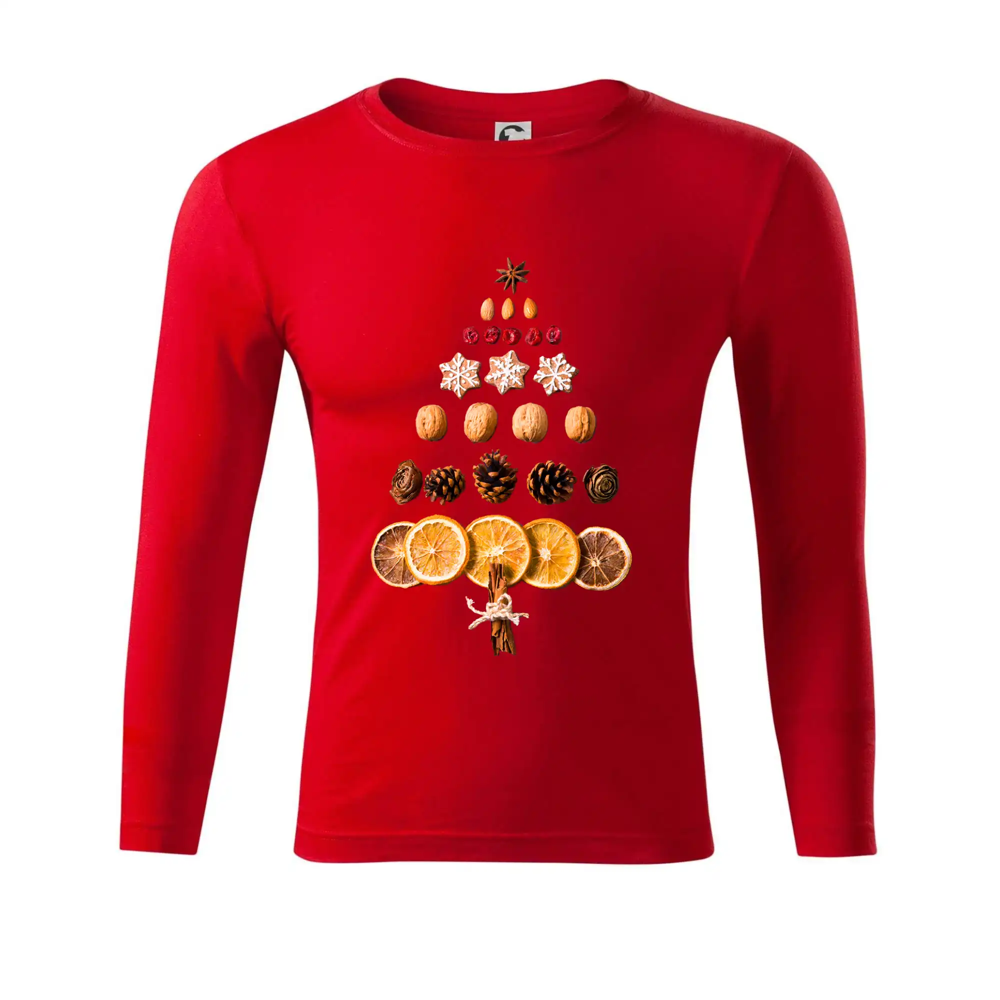 Vánoční stromeček ze sušených plodů