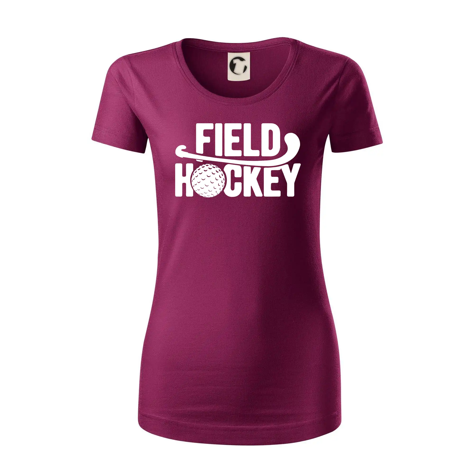 Field hockey míček a nápis