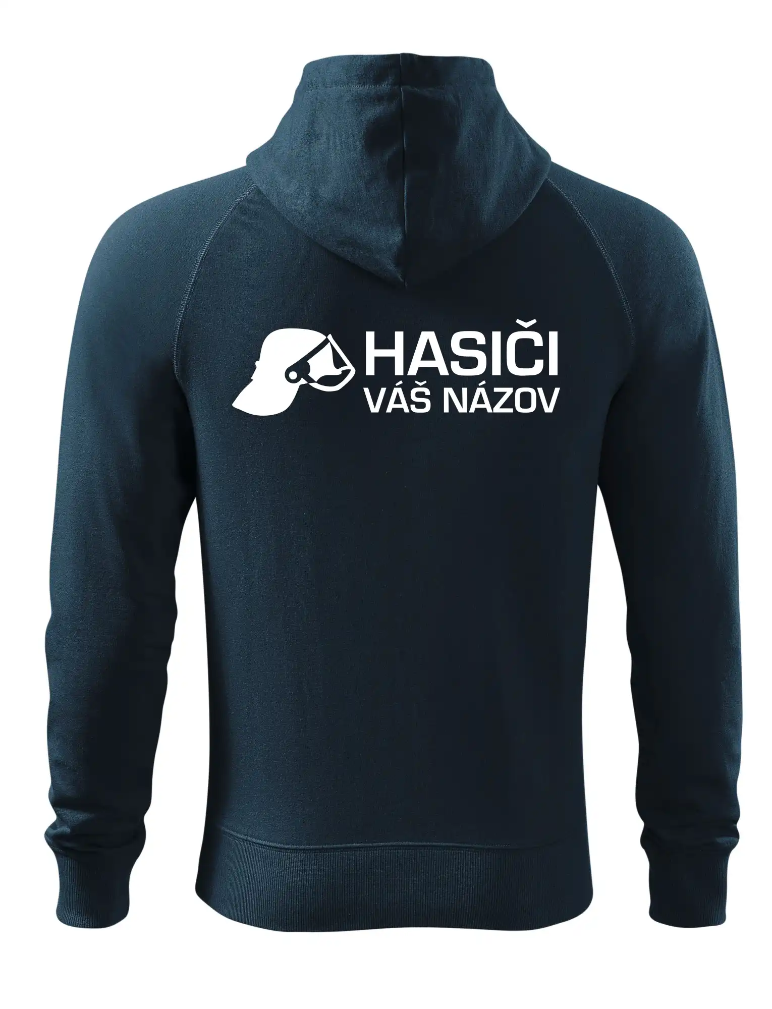 Originálne tričká pre hasičov - Hasiči helma - vlastný nápis - Mikina Voyage  - 100% bavlna