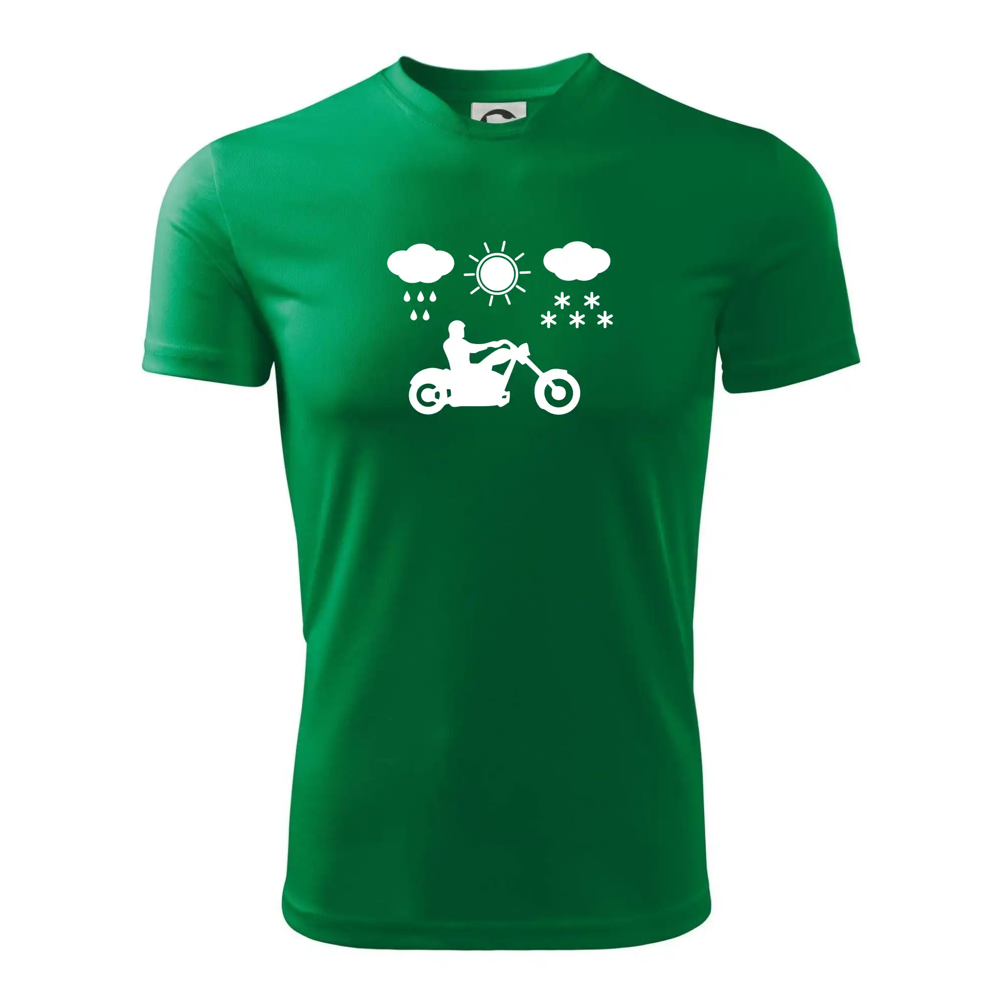 Motorkář za každého počasí - chopper