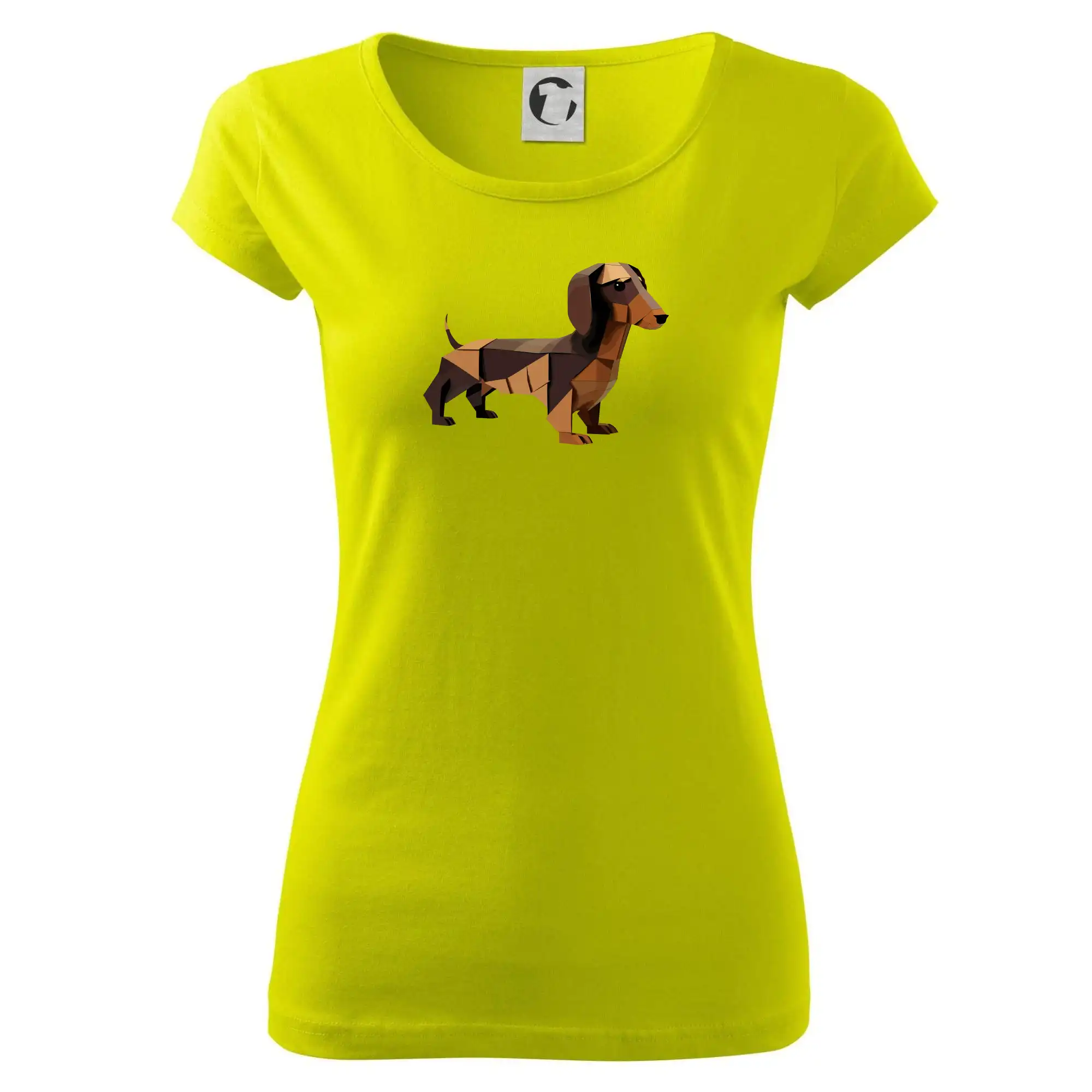 Jezevčík - slepený z papíru