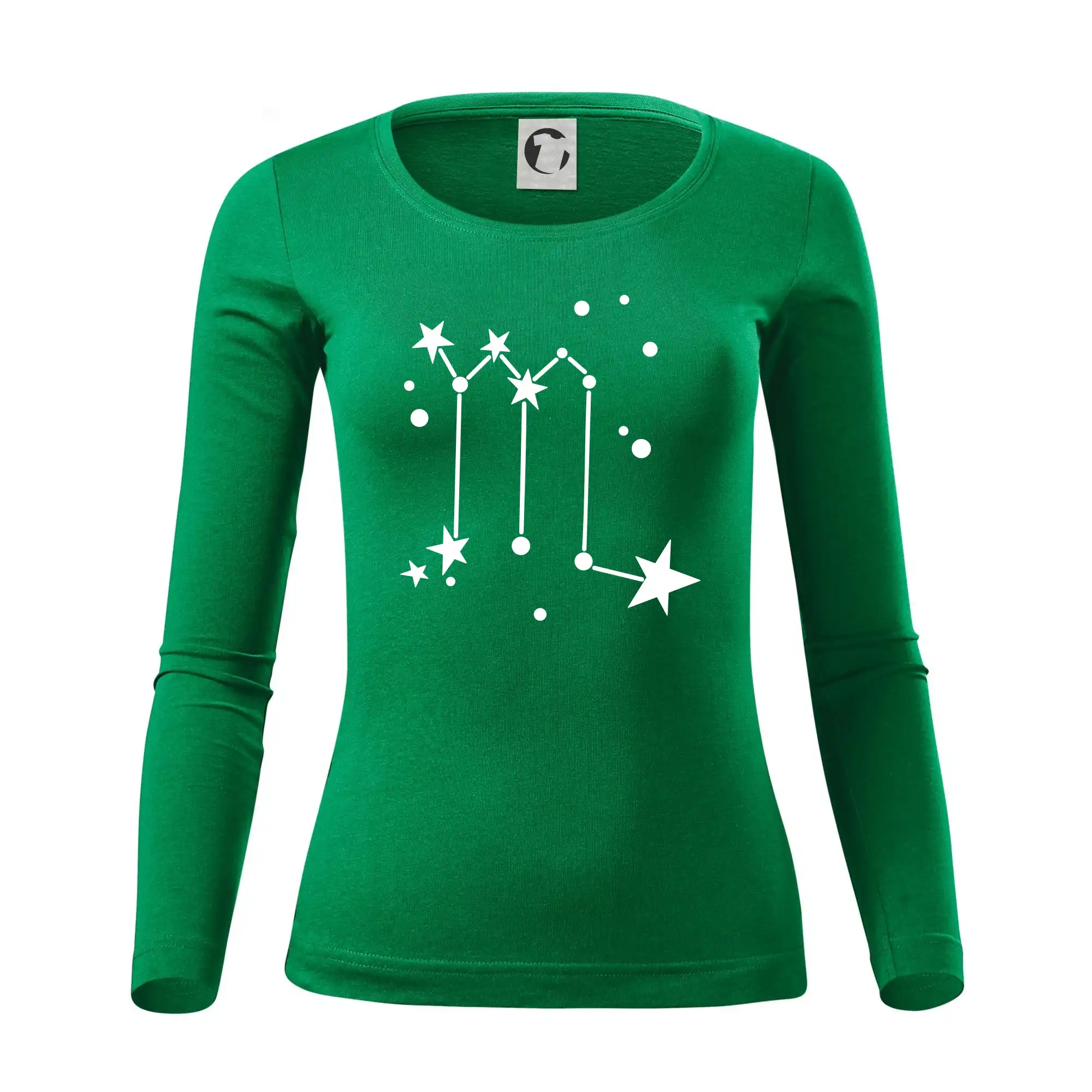 Tričká škorpión - Súhvezdie - Scorpio - Škorpión - Dámske tričko FIT-T LS - zužené