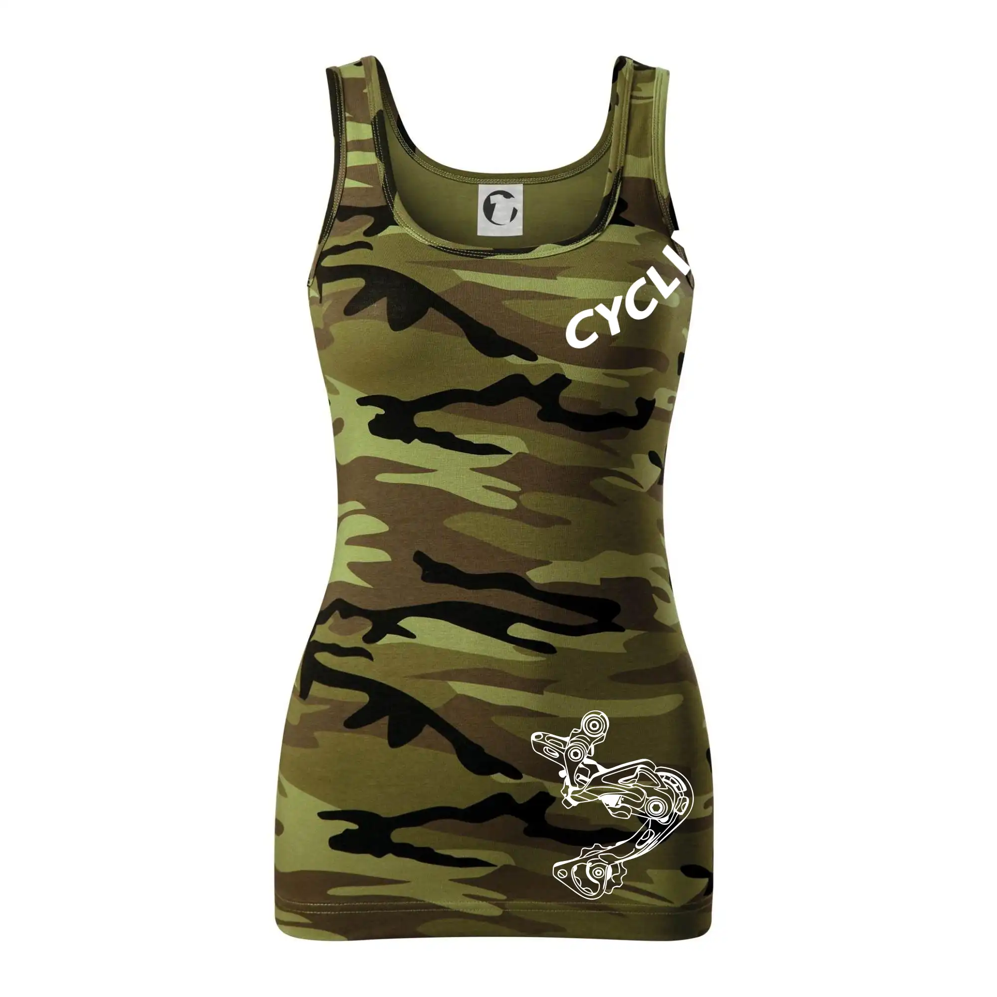 Cycling nápis šikmo