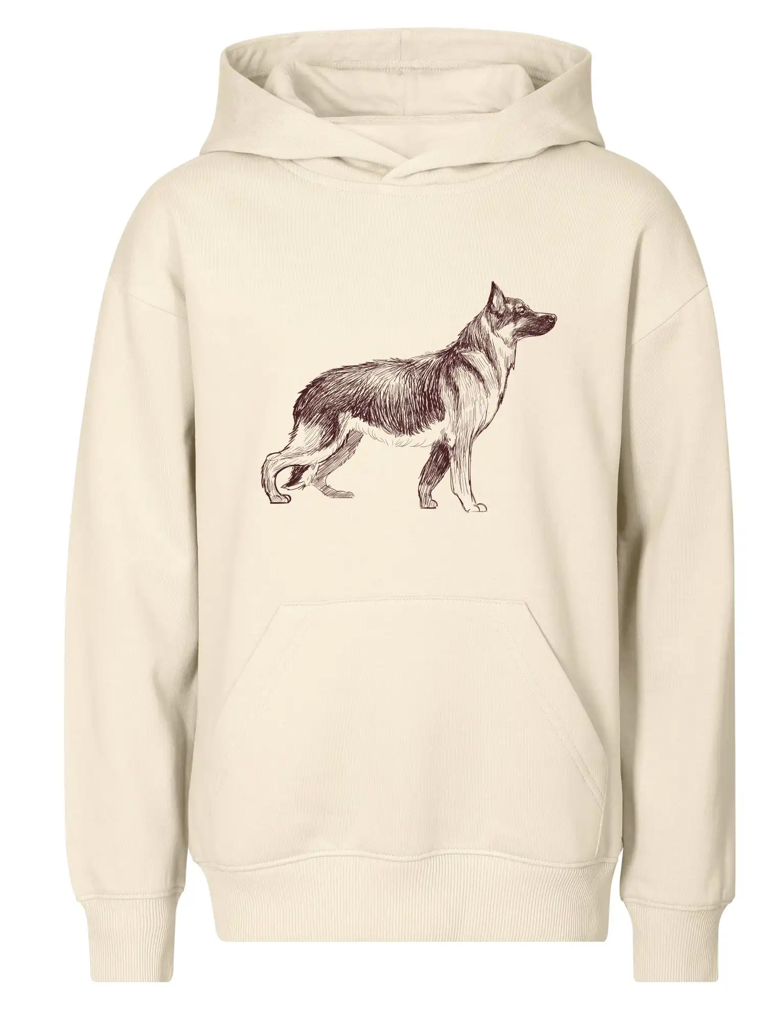 Německý ovčák -  kreslený skica