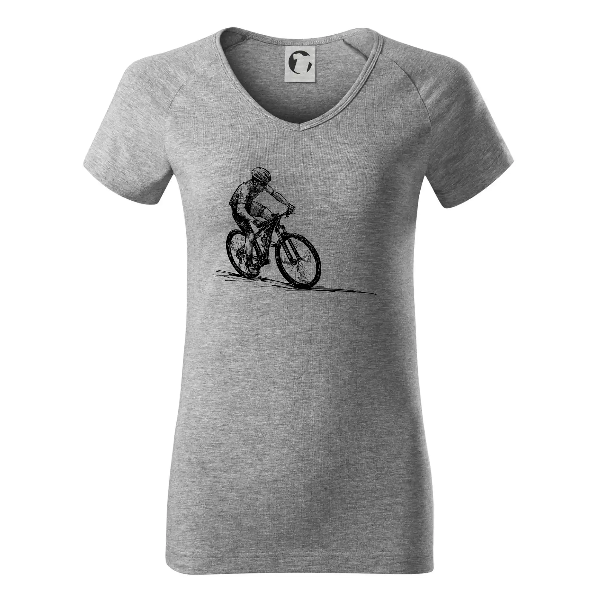 MTB kreslený cyklista