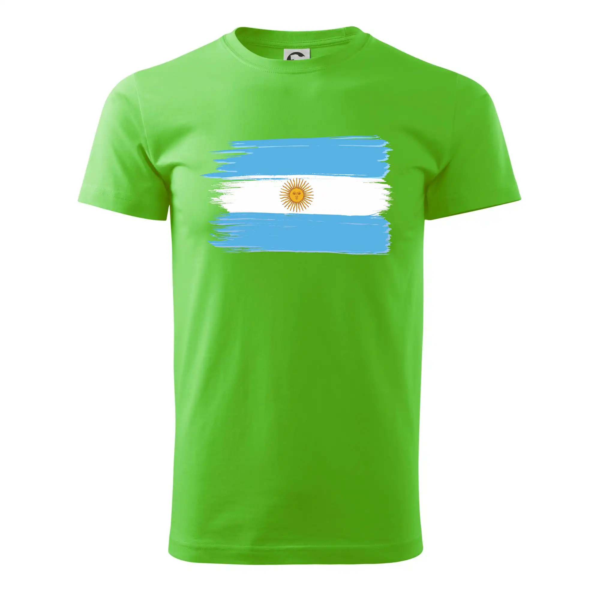 Argentina vlajka kreslená štětkou
