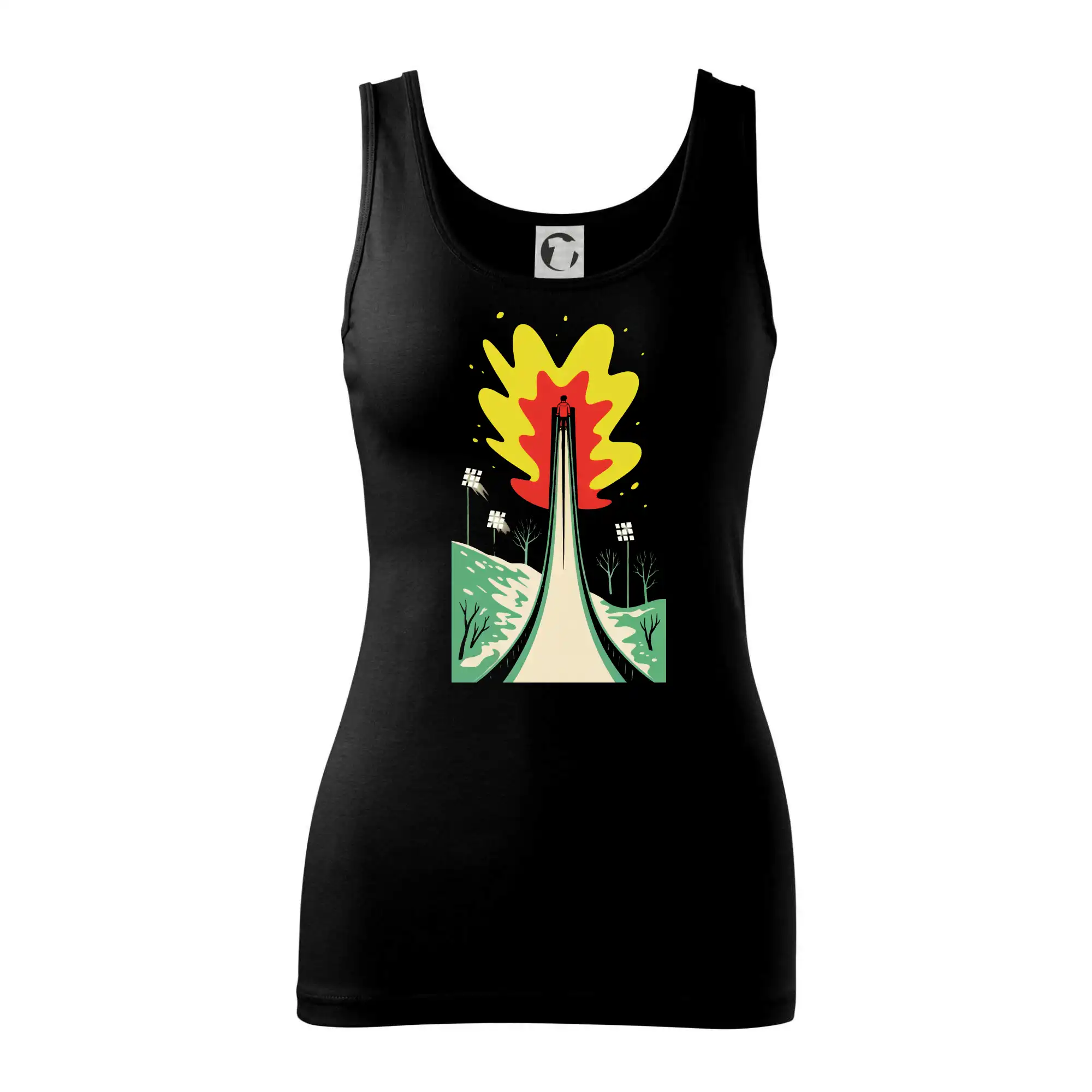 Skokanské můstky abstraktní