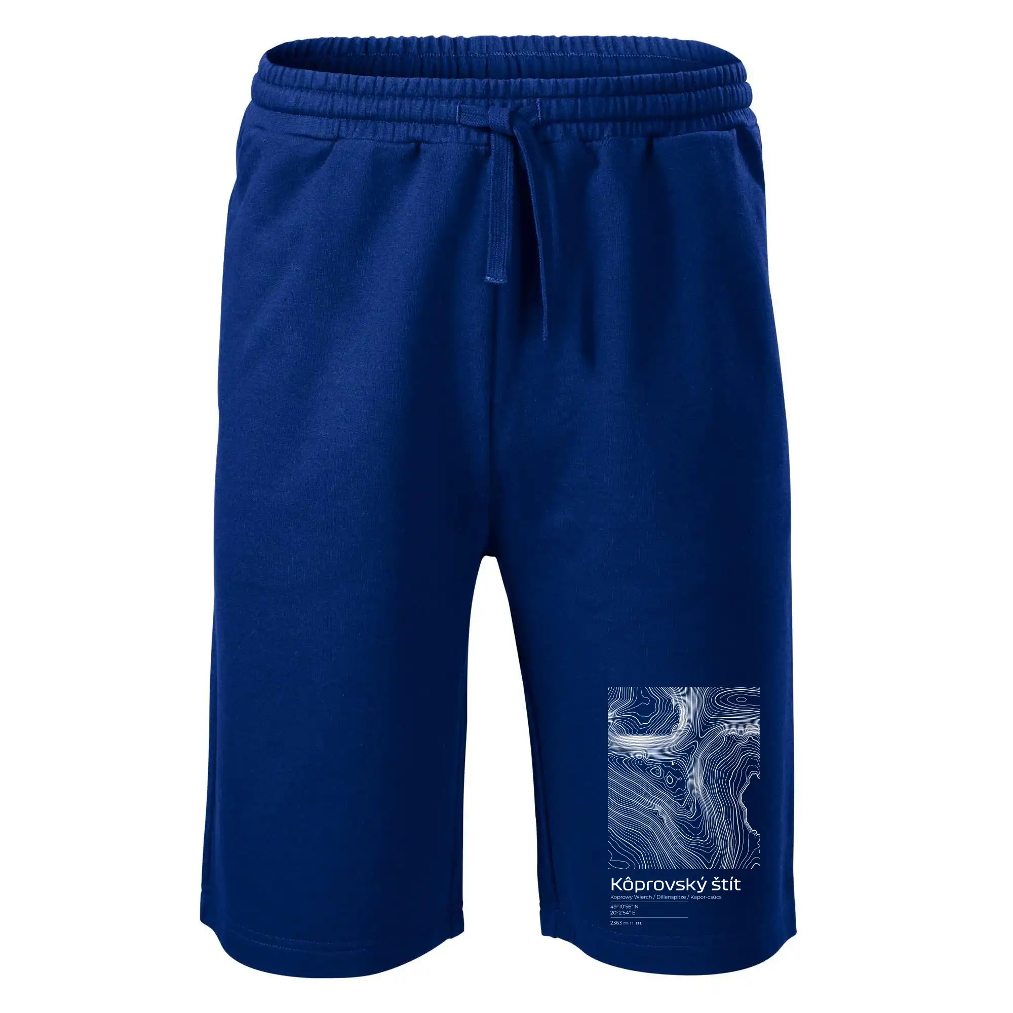 Kôprovský štít - vrstevnice v obdélníku