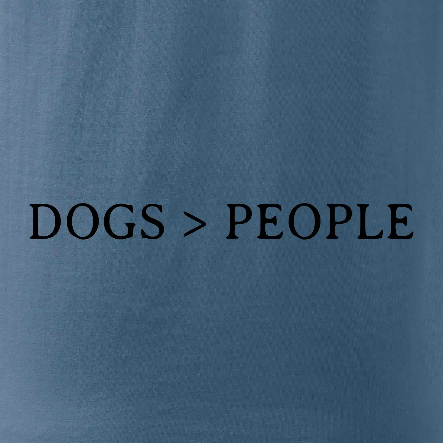 Dogs > People