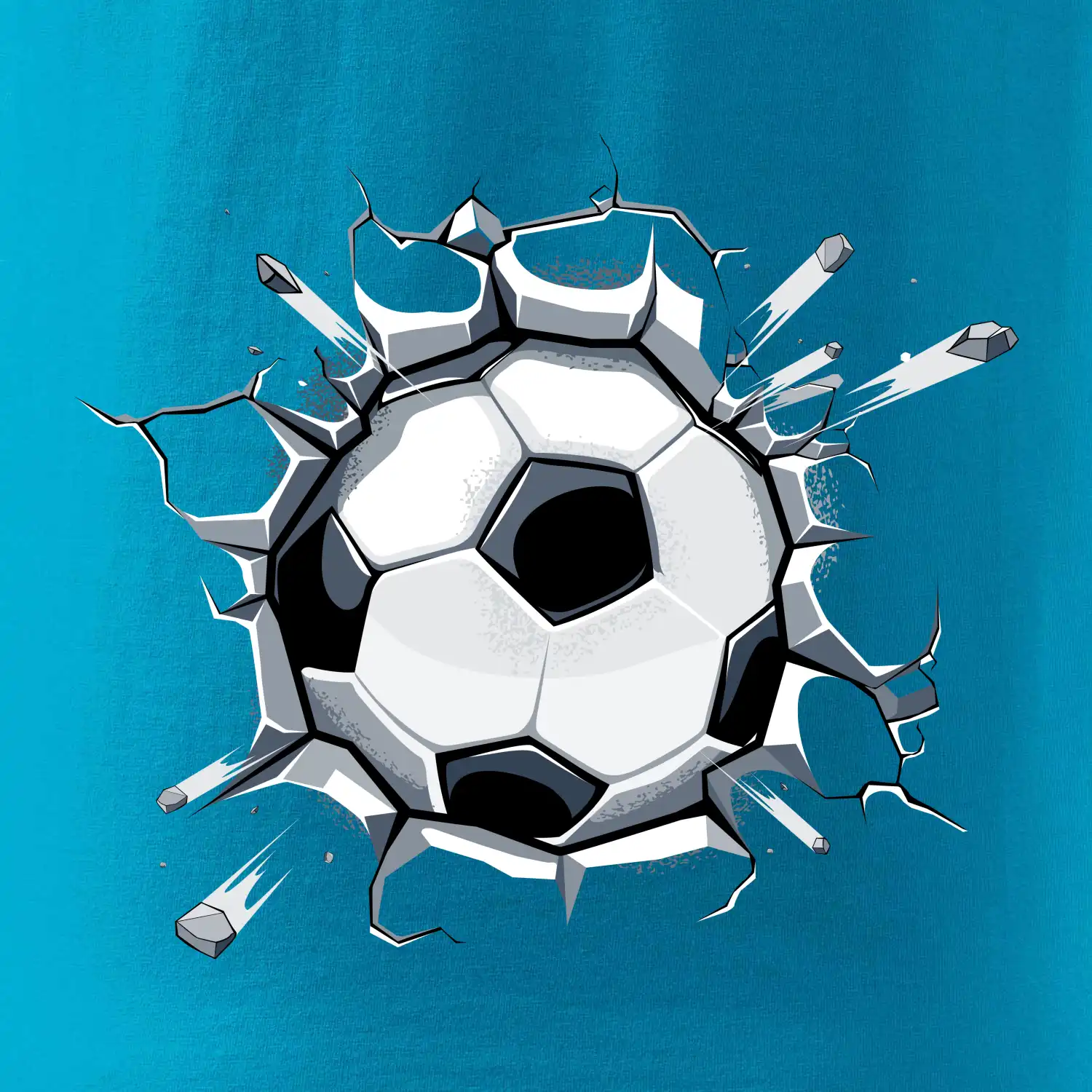 Fotbalový míč v triku