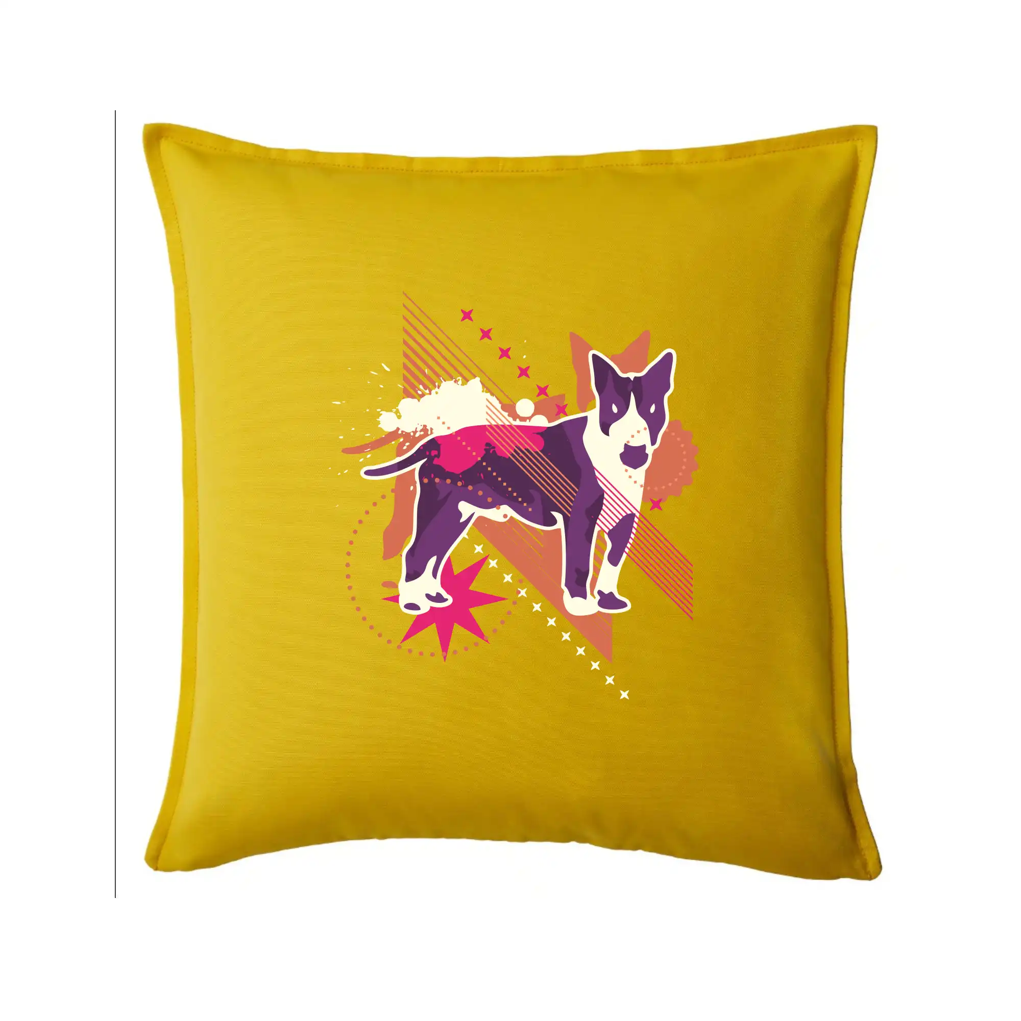 Pes abstrakce fialový