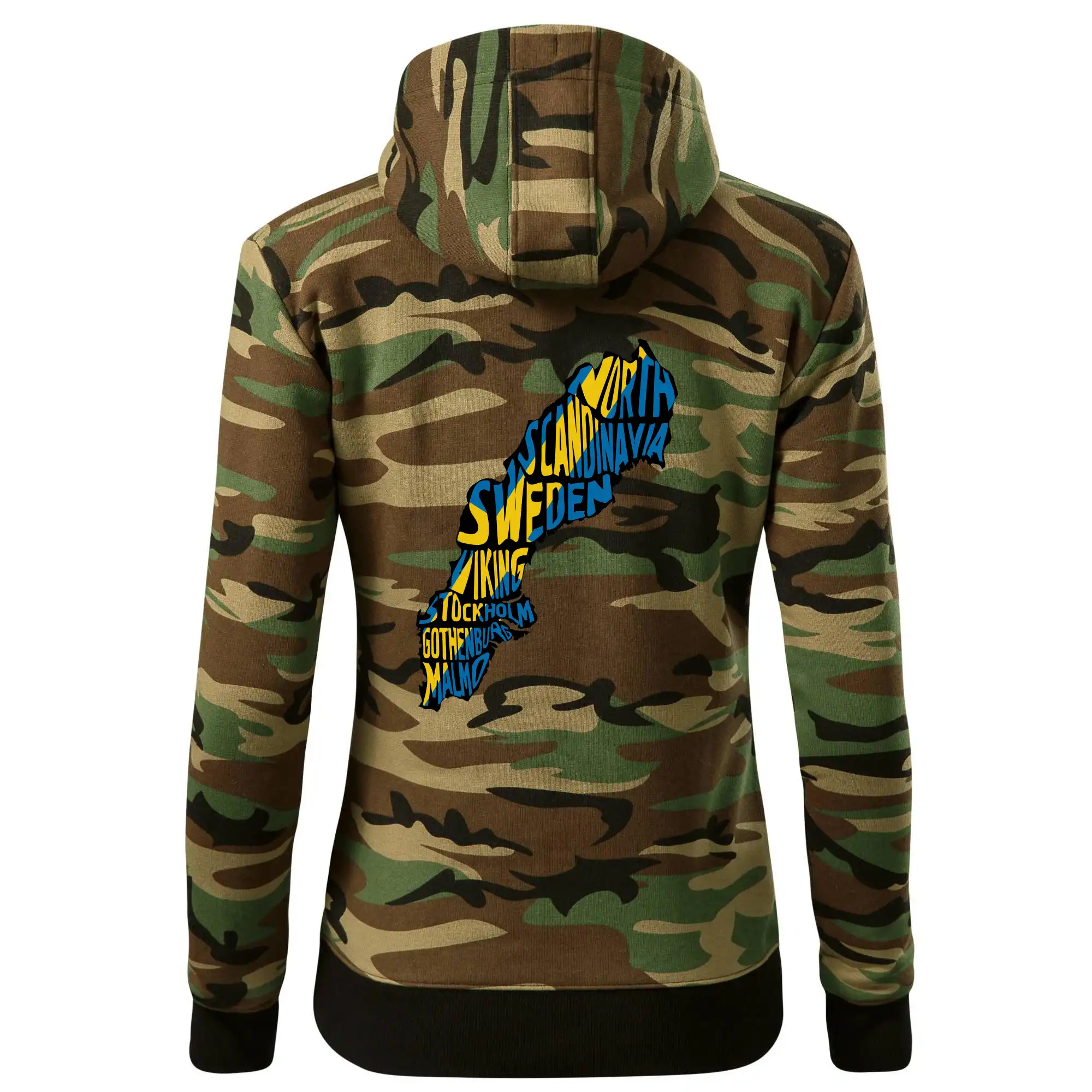 Mapy - názvy měst - Švédsko