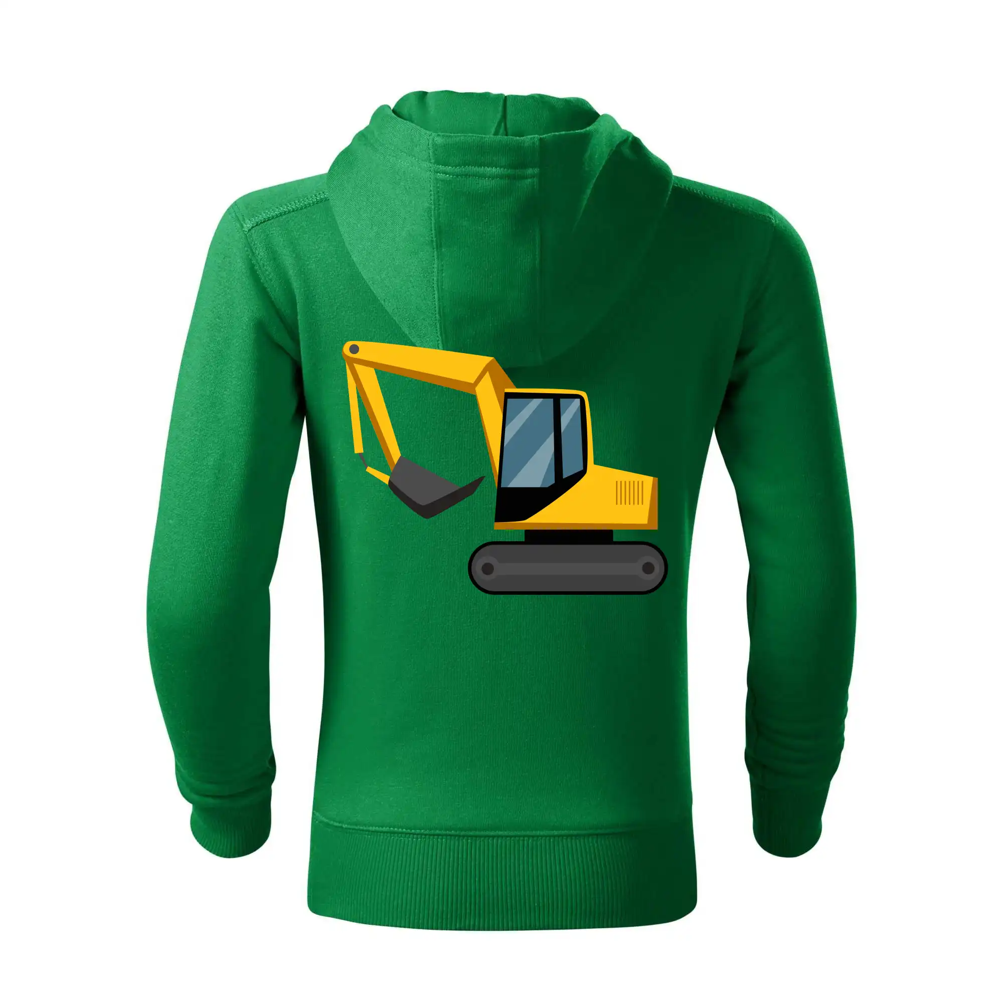 Bagr bez nápisu  z boku