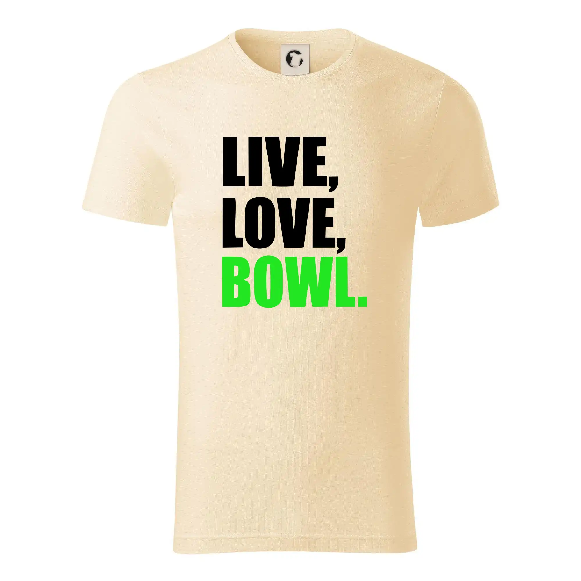 Tričká Bowling - Live, Love, Bowl - Tričko z organickej bavlny