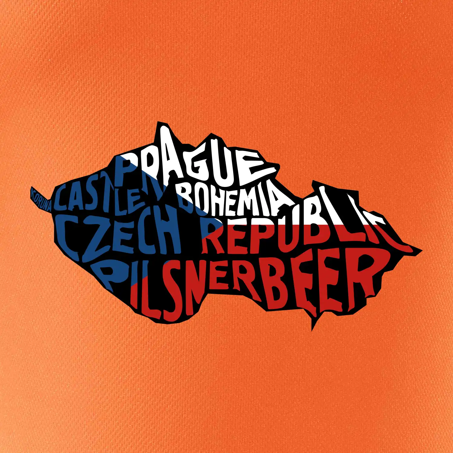 Mapy - názvy měst - Česko