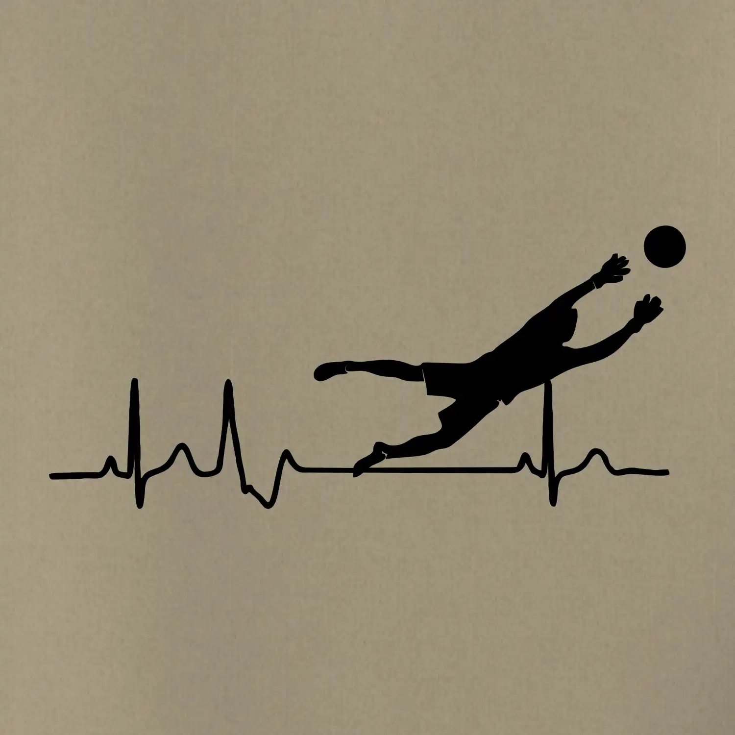 Ekg fotbal brankář