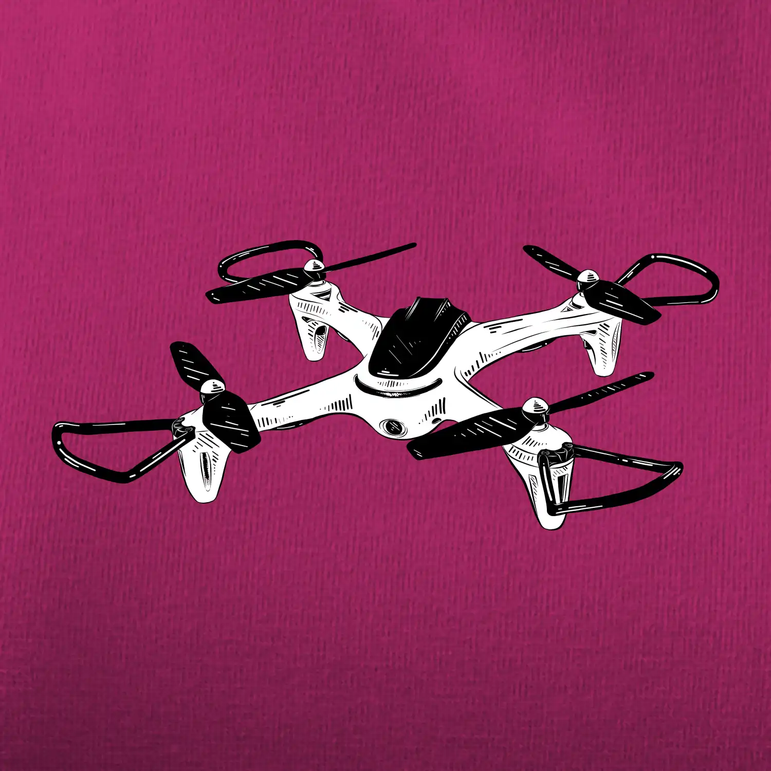 Dron kresba