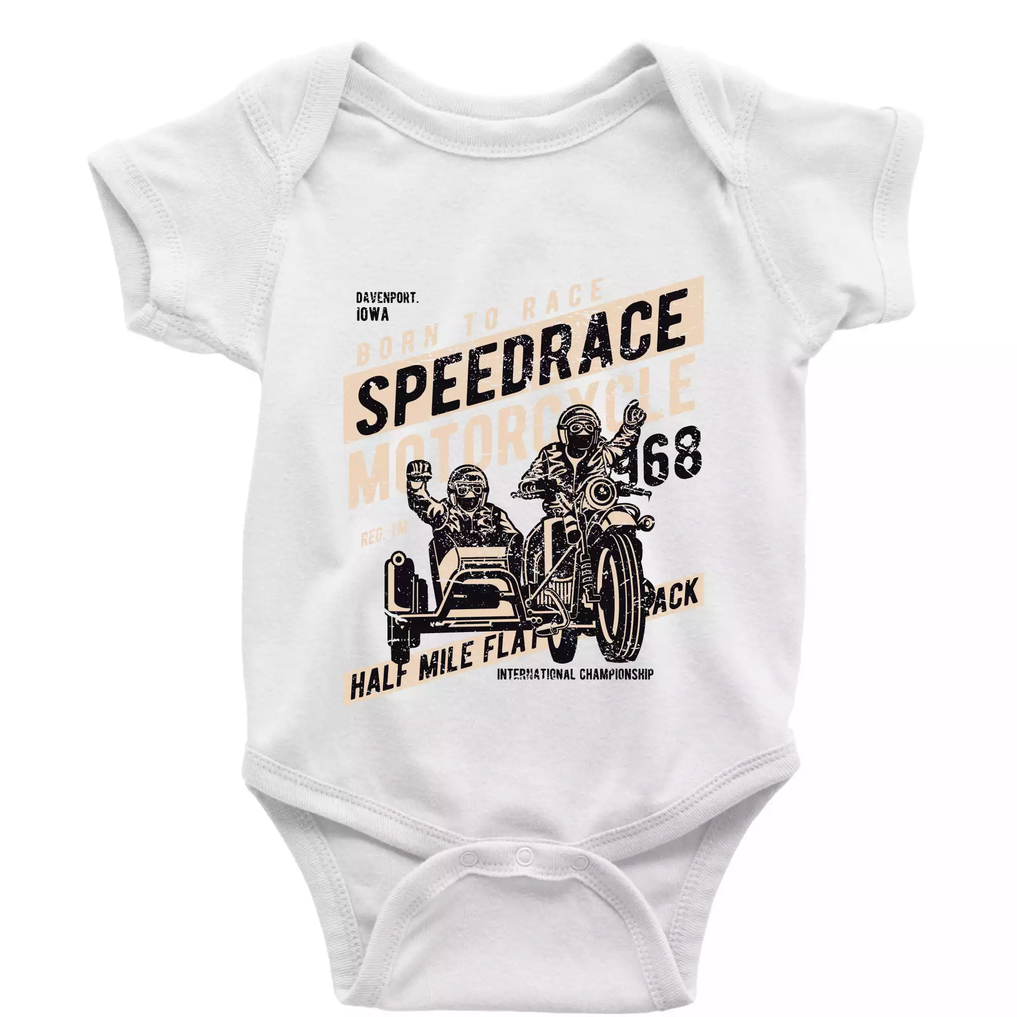 Speedrace motrcycle half mile