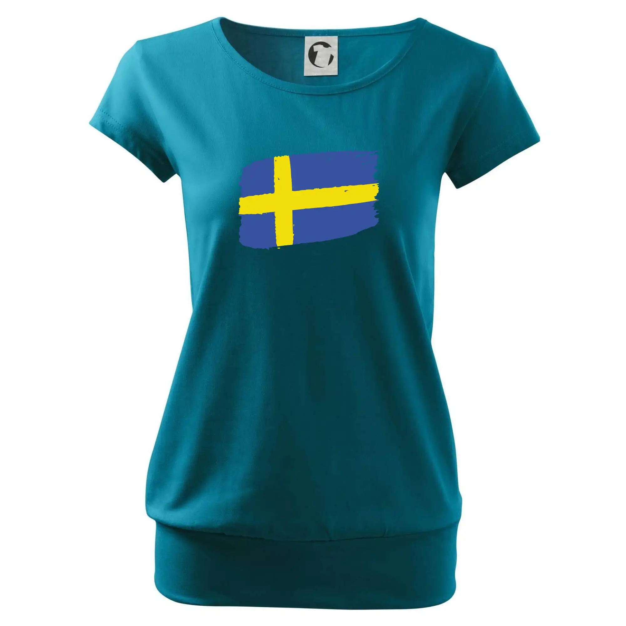 Švédsko vlajka štětkou