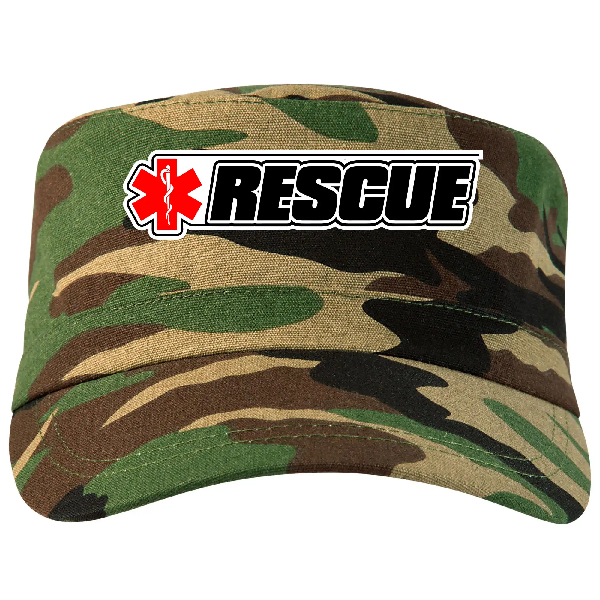 Tričká a mikiny pre záchranárov a lekárov - Kvalitné oblečenie pre zdravotníkov - Záchranár rescue kríž červený - Šiltovka CAMO