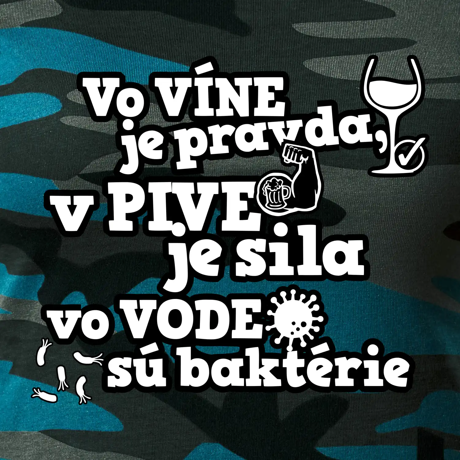 Vo víne je pravda, v pive je sila, vo vode sú baktérie