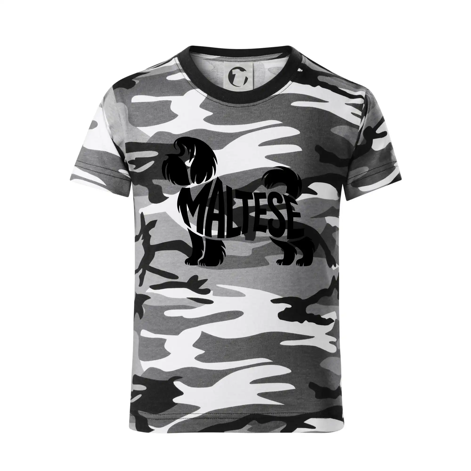 Maltézský psík nápis v těle