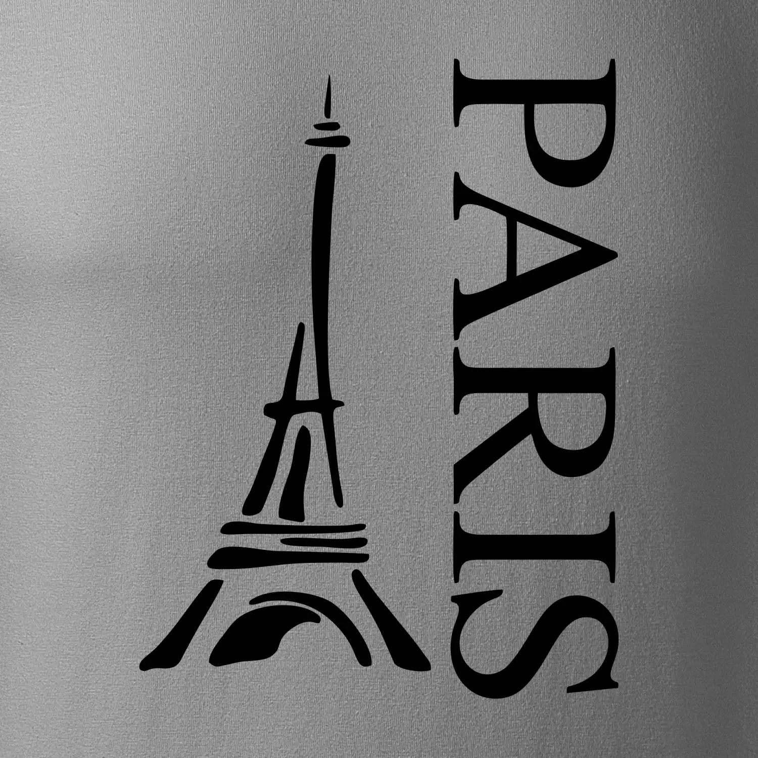 Paris nápis Eiffelovka na výšku