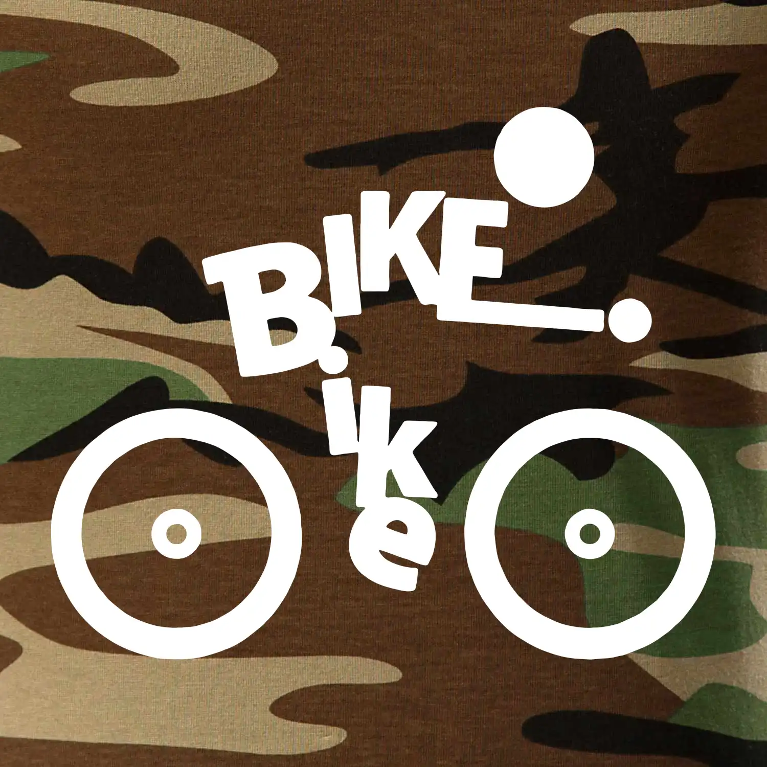 Bike nápis postava