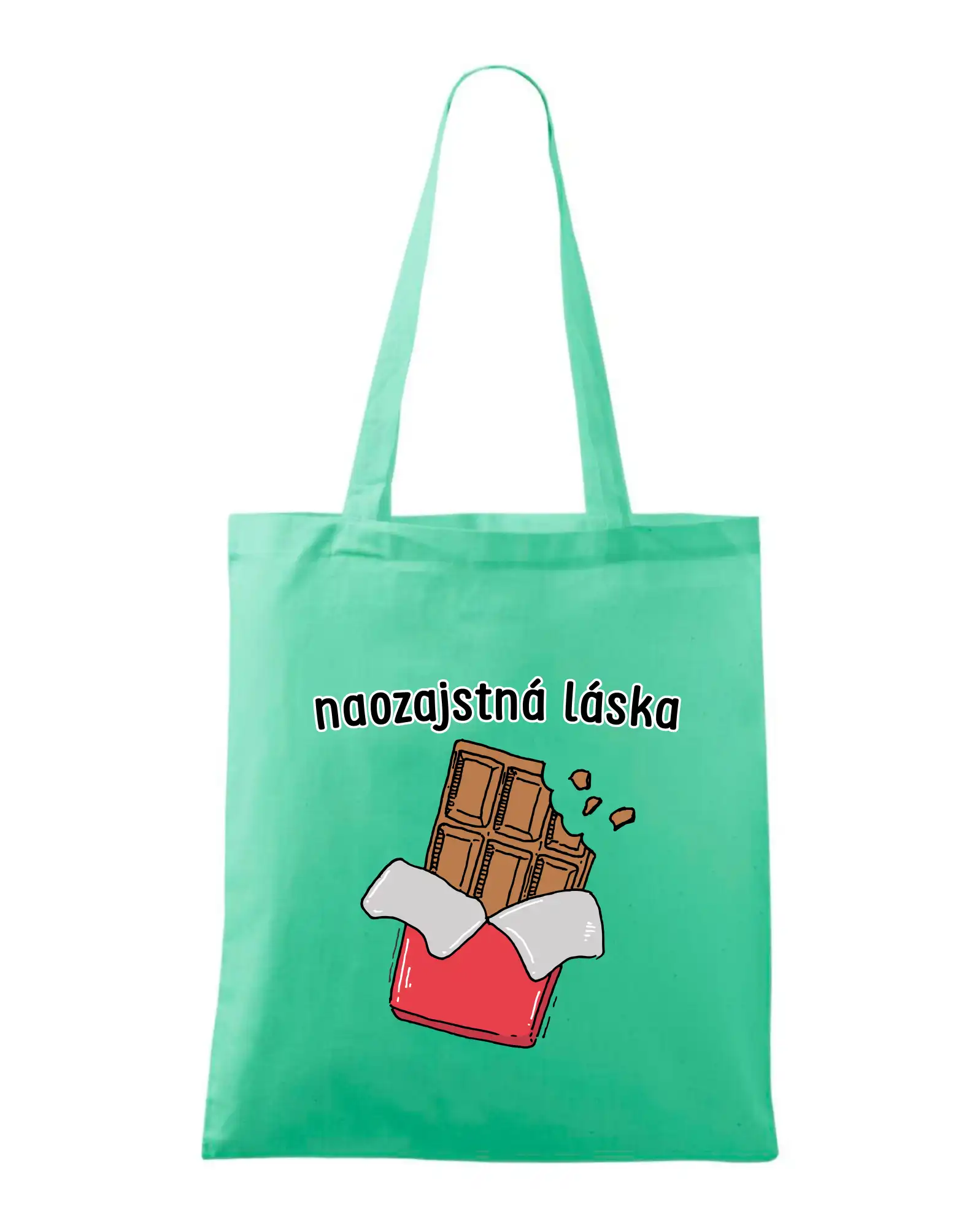 Čokoláda naozajstná láska - Taška bavlnená