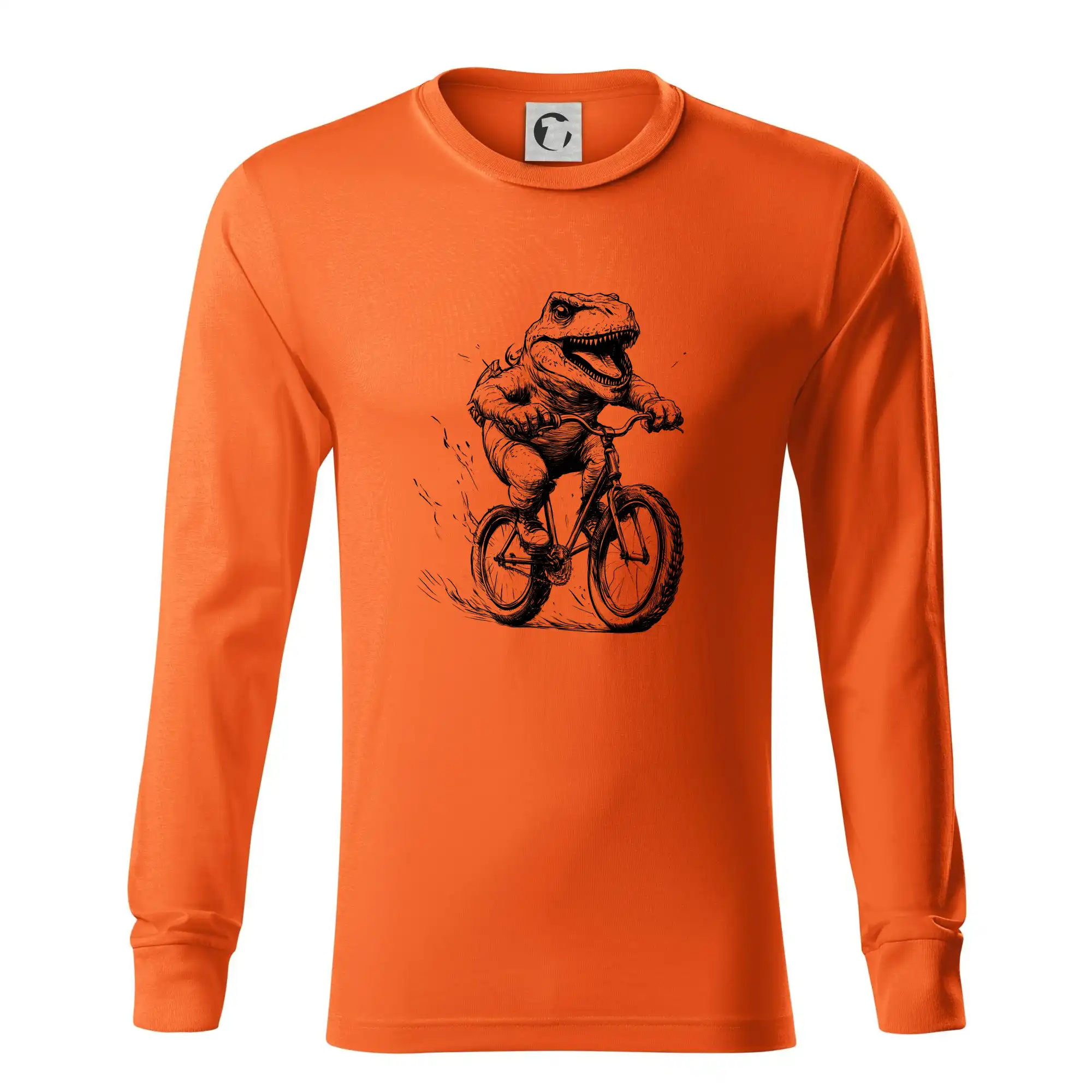 Naštvaný Dinosaurus na kole