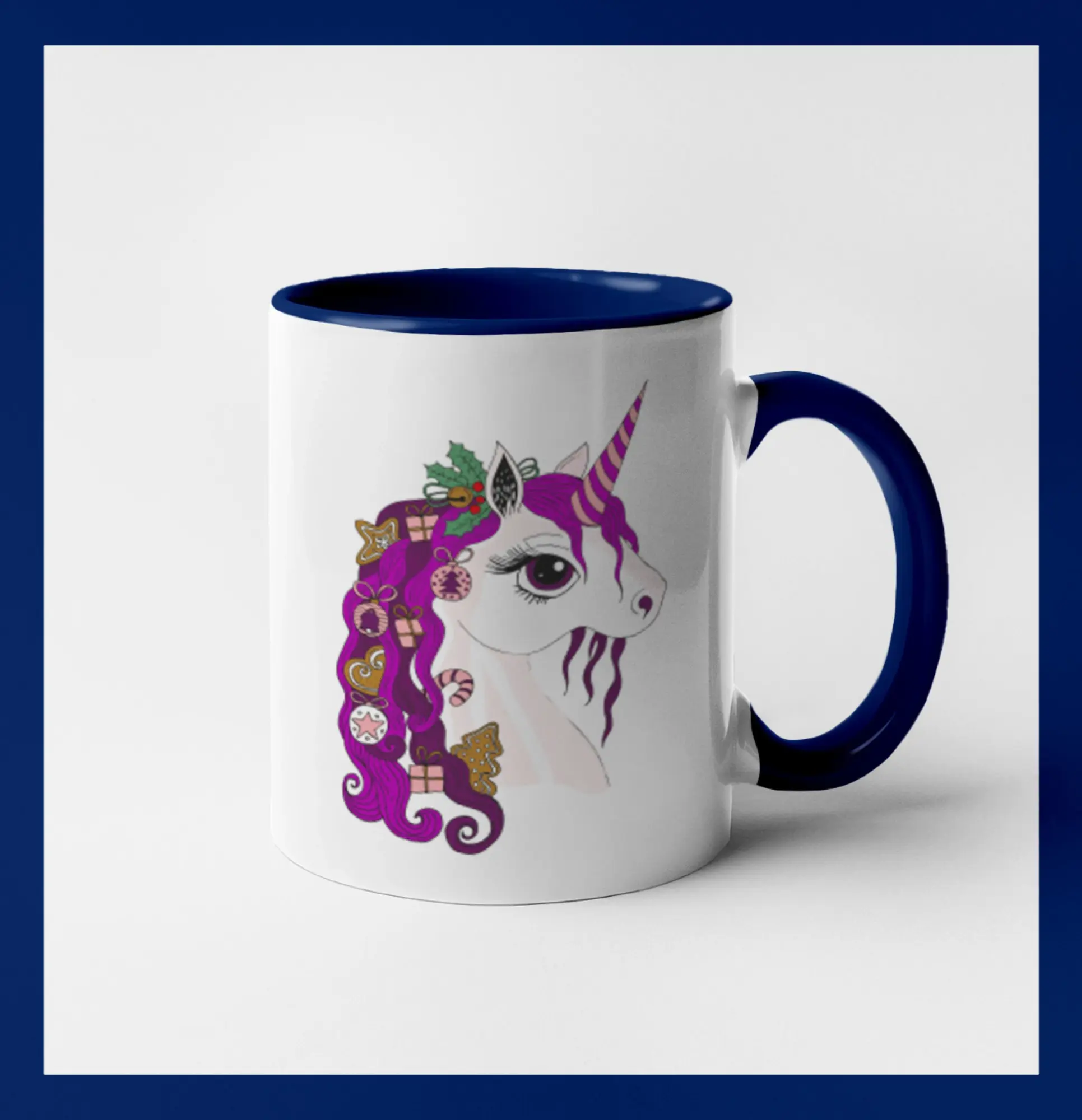 Vánoční jednorožec