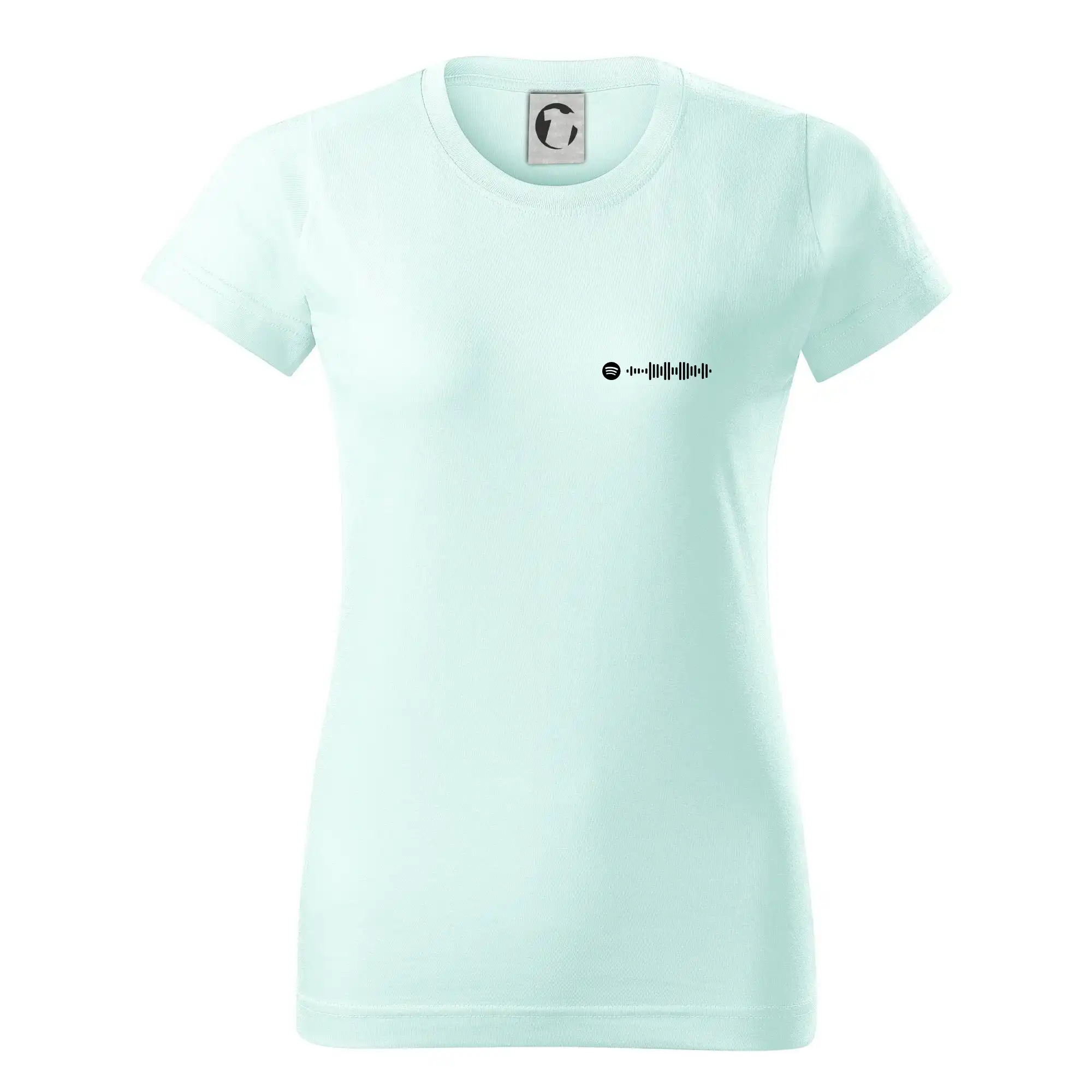 Spotify kód na prsu