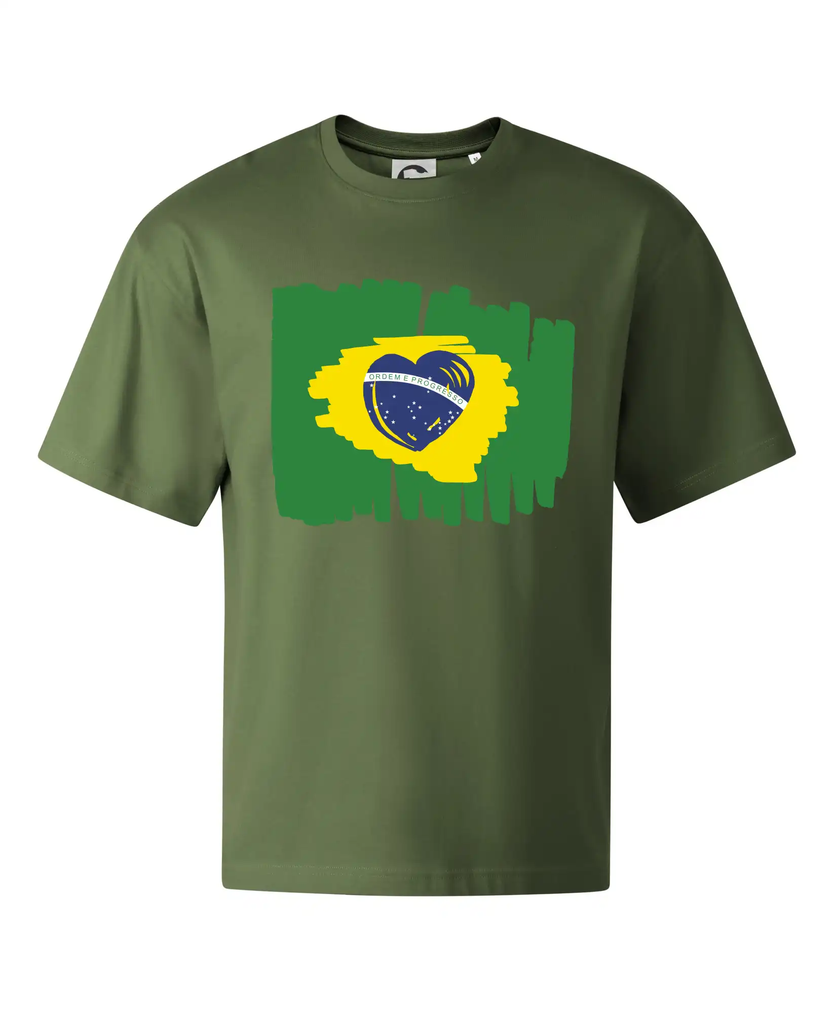 Brazílie vlajka srdce